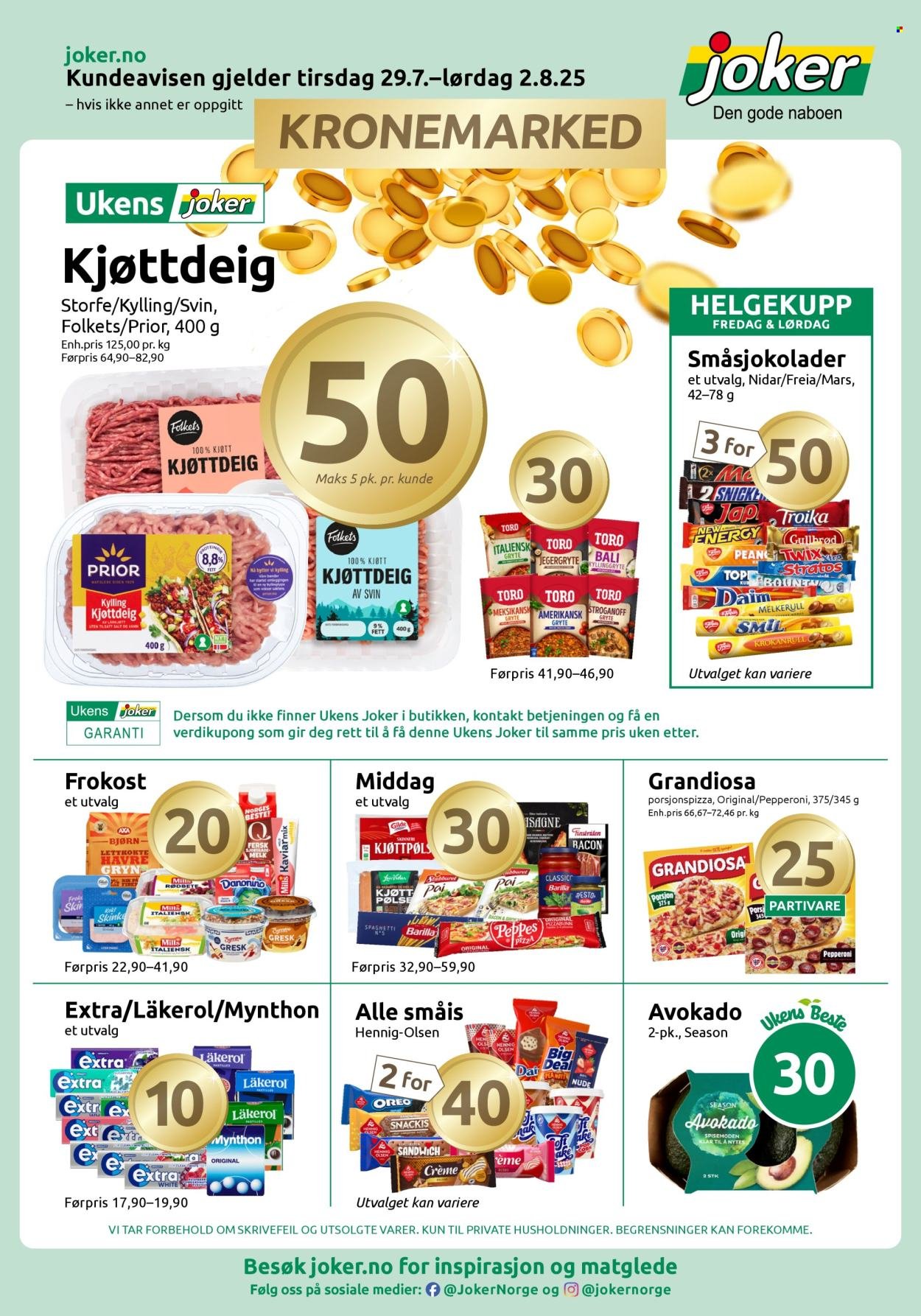 JOKER kundeavis - Fra tirsdag 29. juli 2025 (2025-07-29 - 2025-08-02)