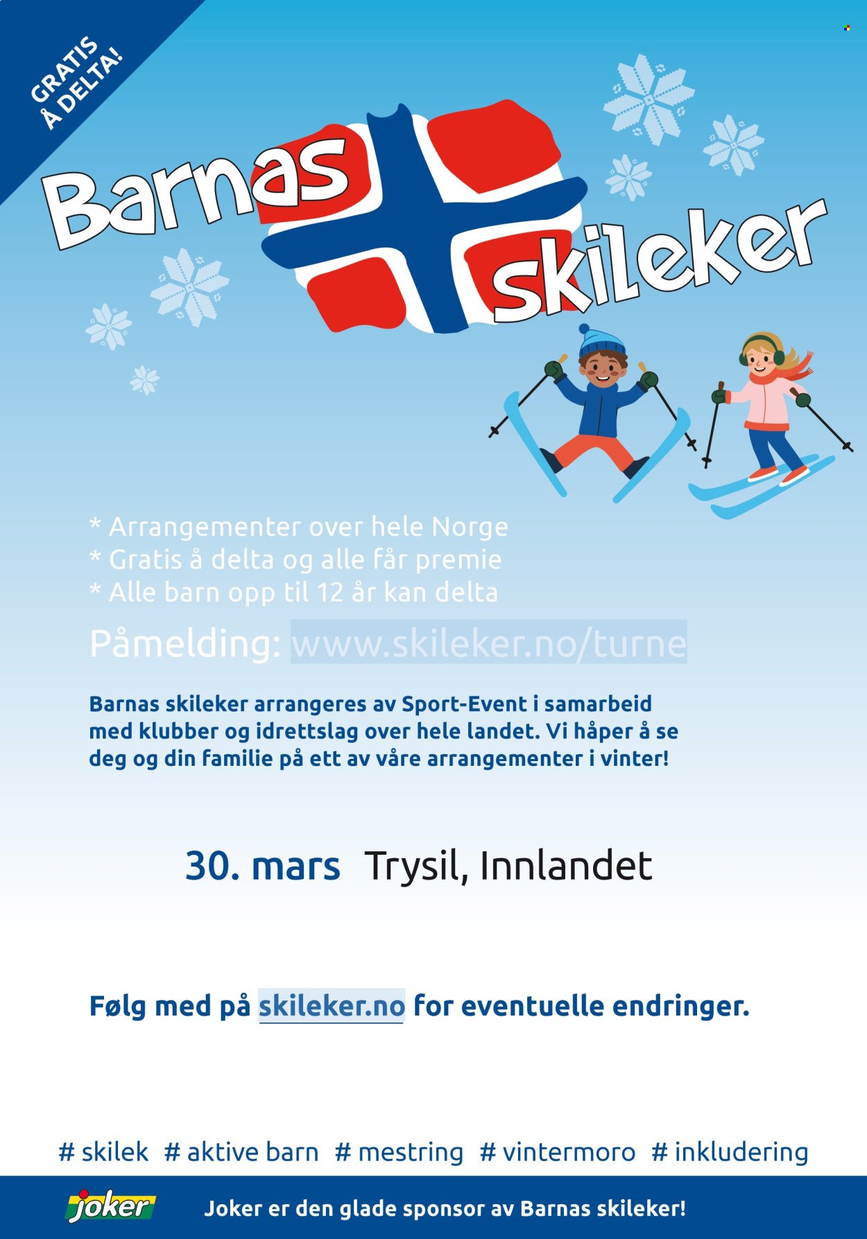 JOKER kundeavis - Fra mandag 23. mars 2026 (2026-03-23 - 2026-03-23)