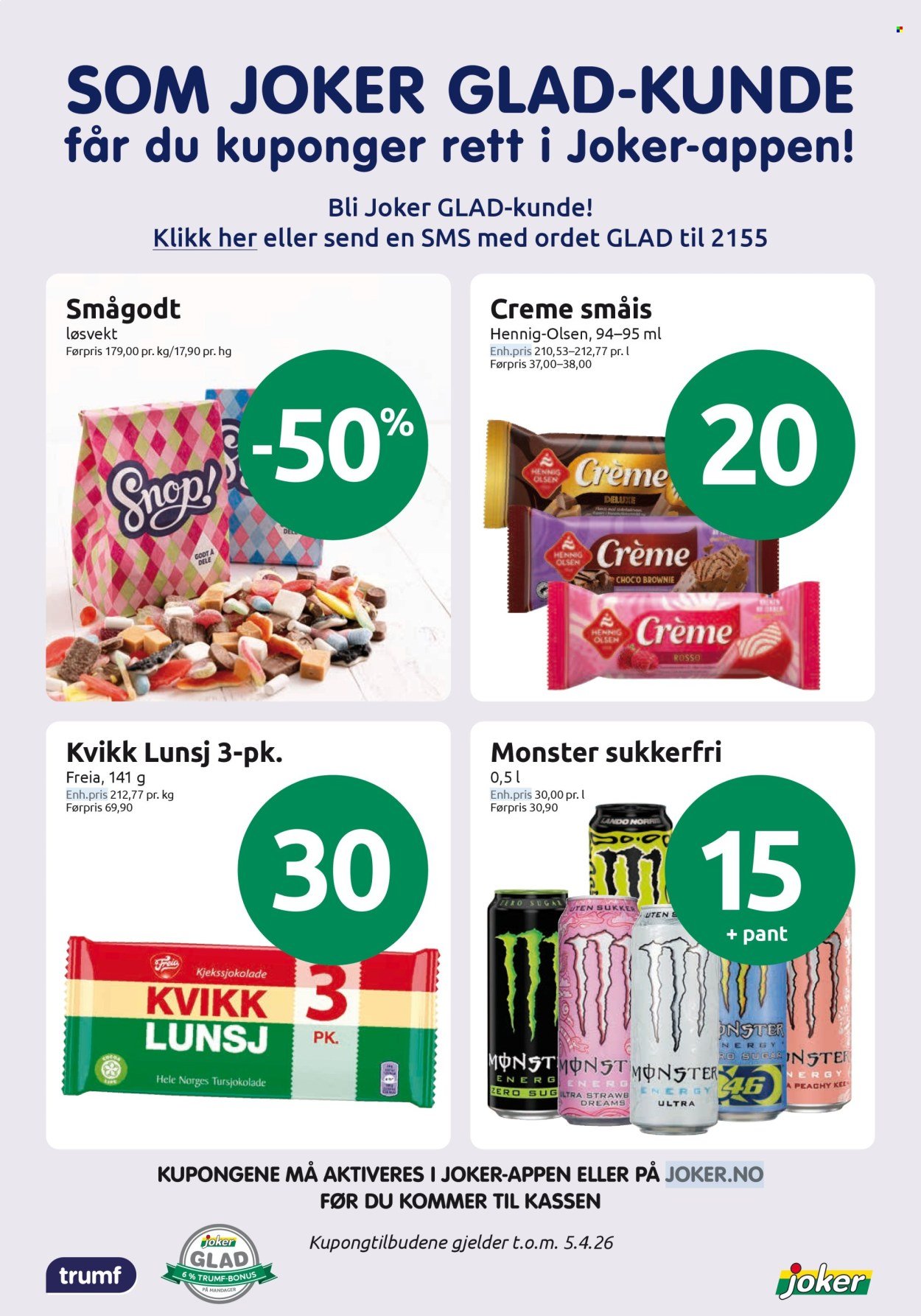 JOKER kundeavis - Fra mandag 23. mars 2026 (2026-03-23 - 2026-03-23)