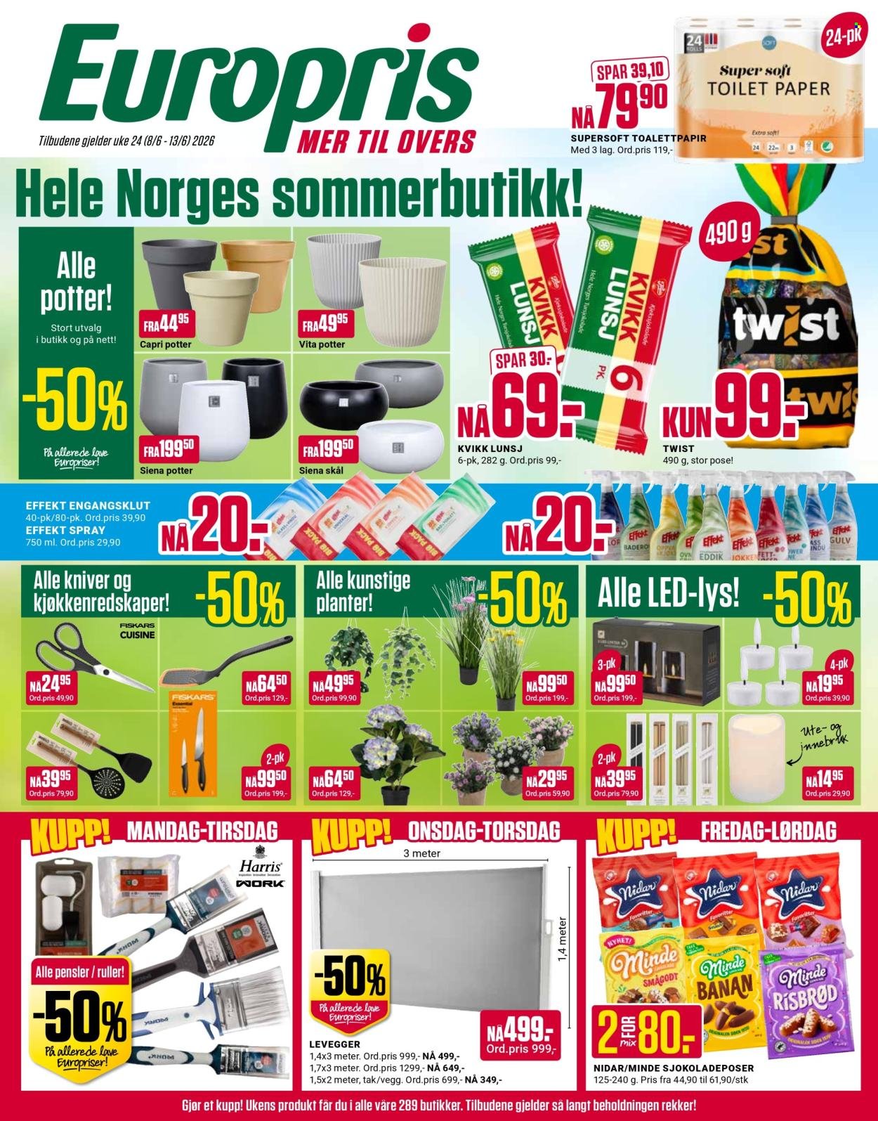 EUROPRIS kundeavis - Fra mandag 8. juni 2026