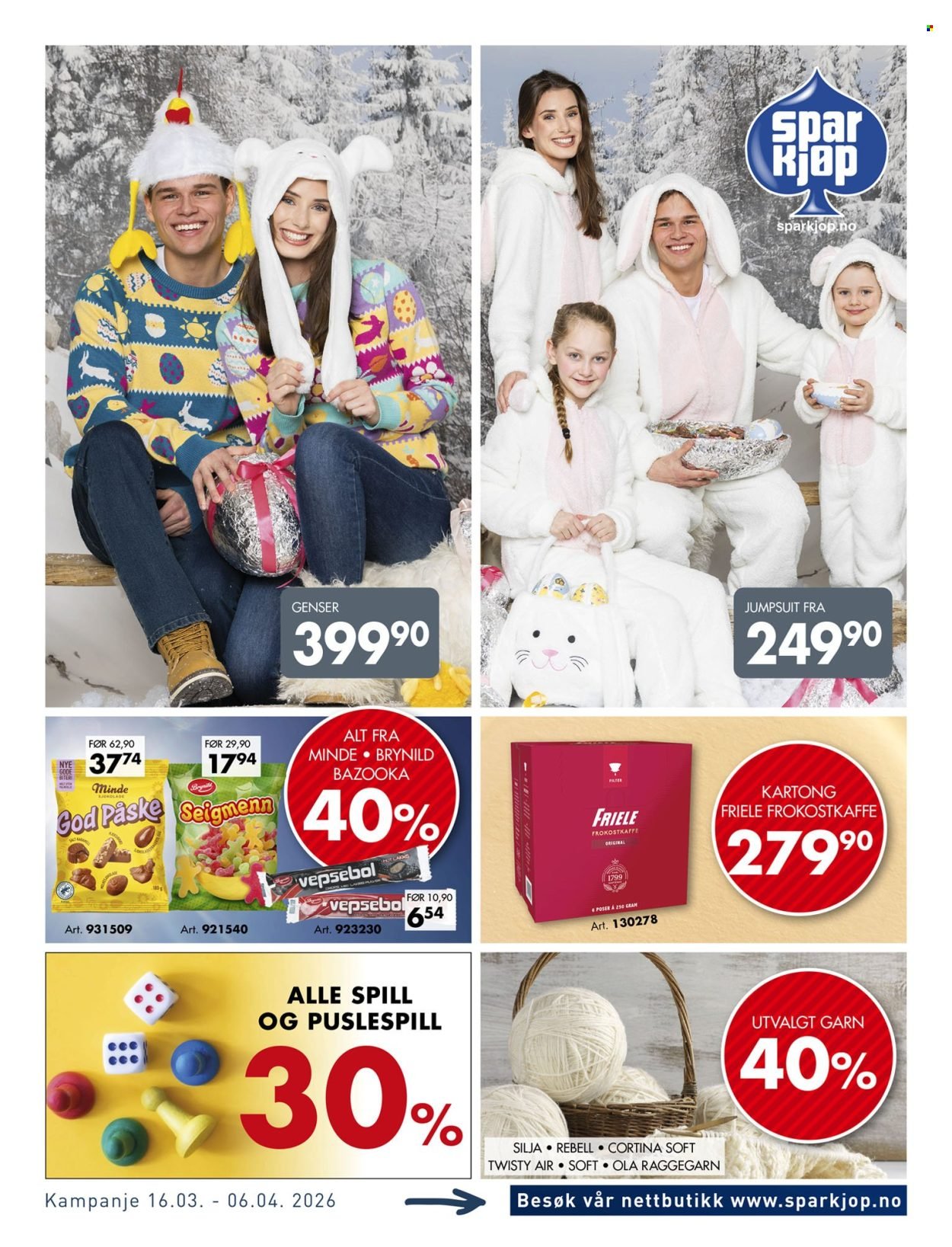 SPARKJØP kundeavis - Uke 12-14 (2026-03-16 - 2026-04-06)