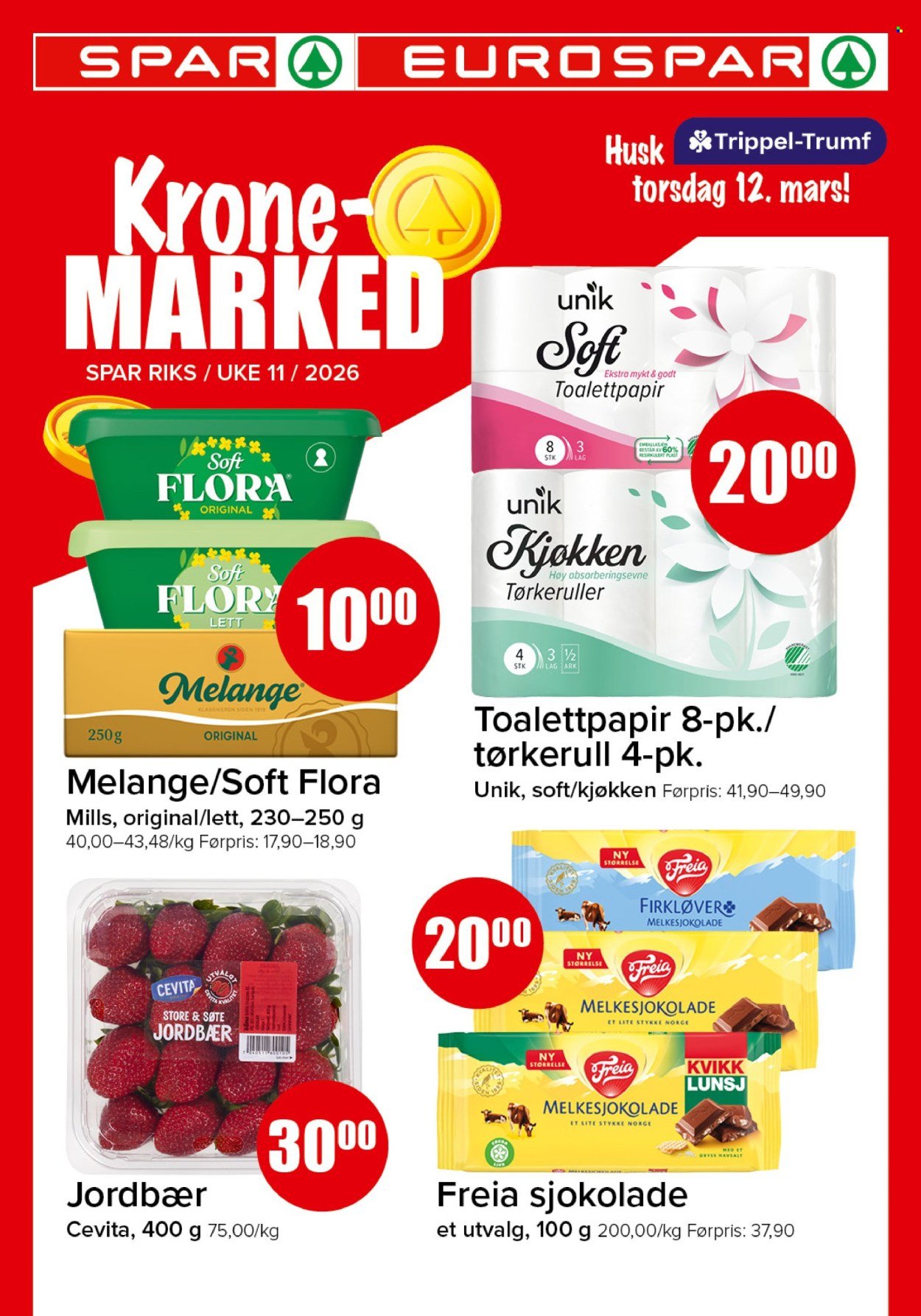 SPAR kundeavis - SPAR, EUROSPAR (2026-03-09 - 2026-03-15)