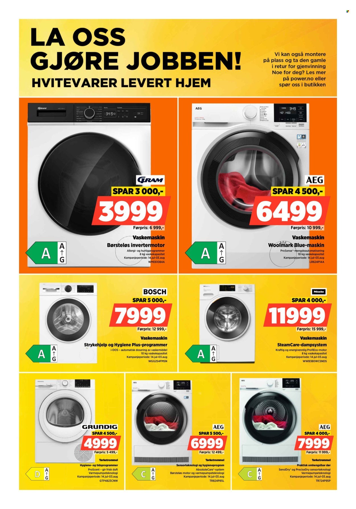 POWER kundeavis - Fra mandag 21. juli 2025 (2025-07-21 - 2025-07-27)