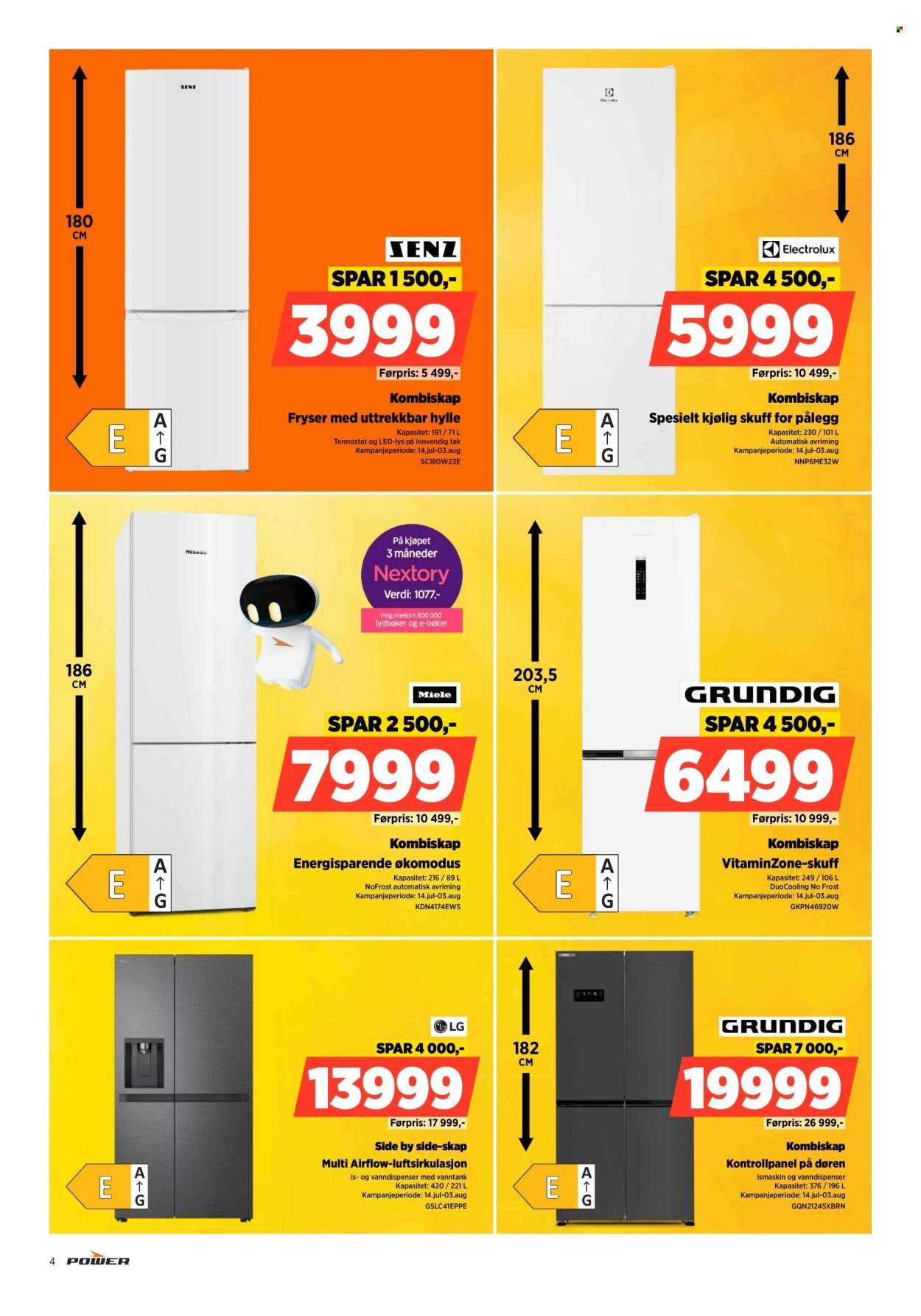 POWER kundeavis - Fra mandag 21. juli 2025 (2025-07-21 - 2025-07-27)