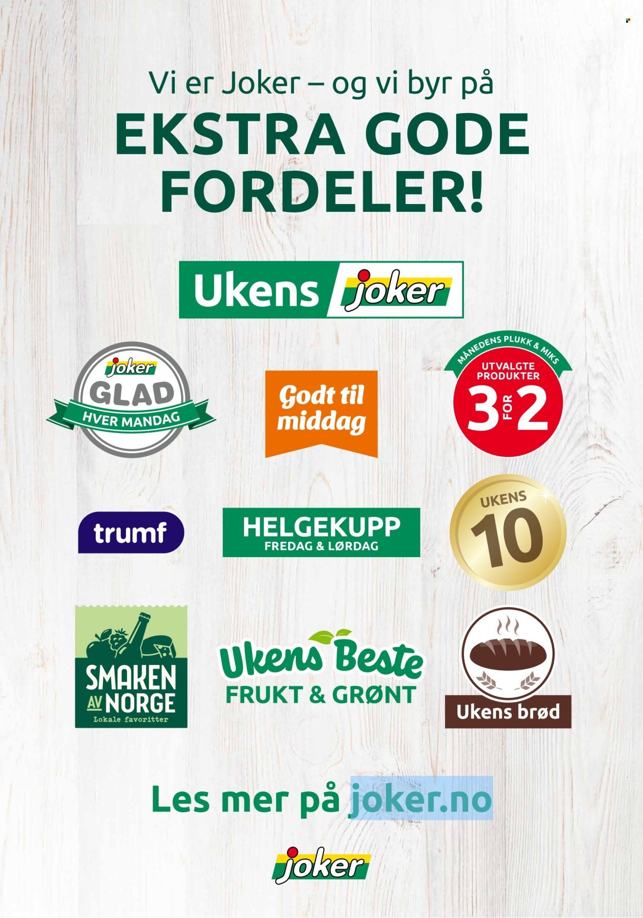 JOKER kundeavis - Fra mandag 7. september 2026