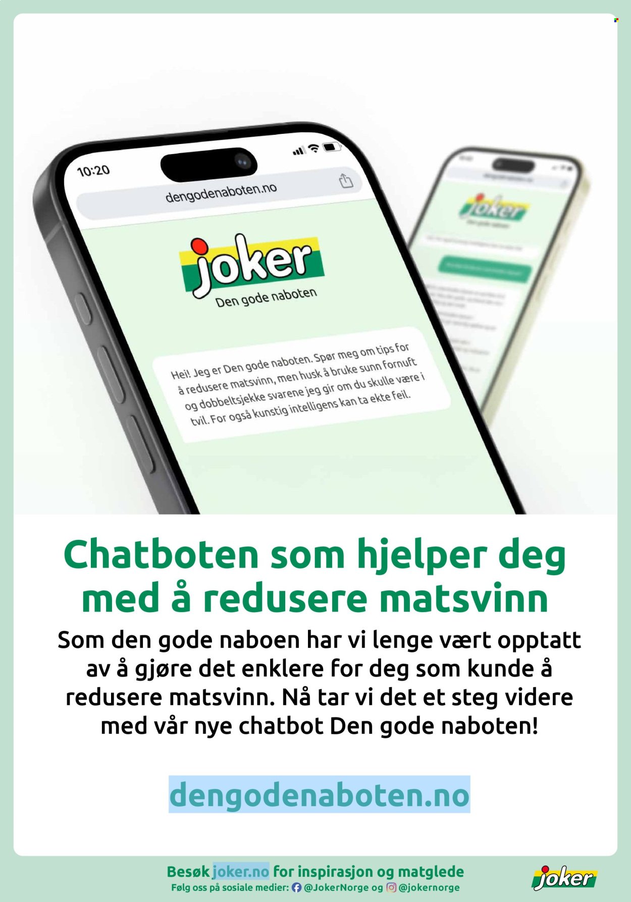 JOKER kundeavis - Fra mandag 7. september 2026