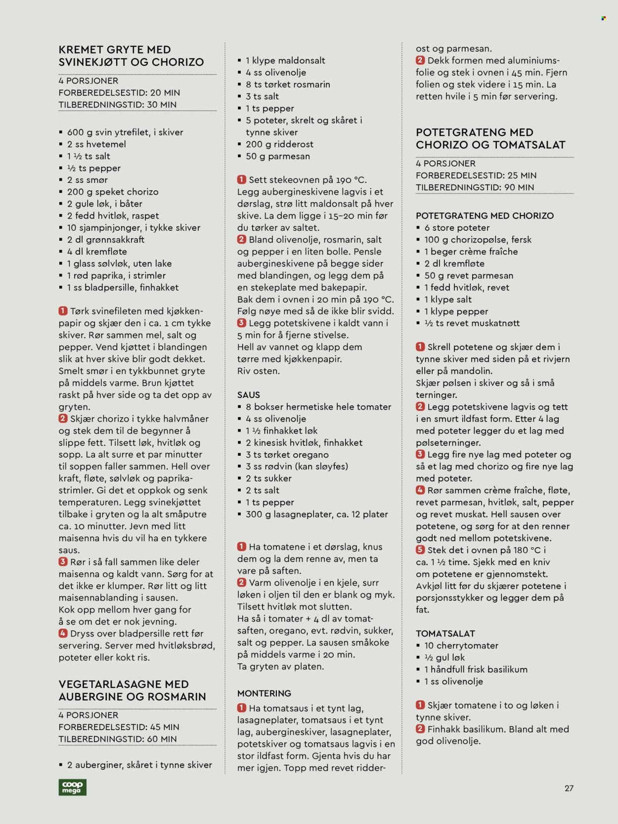 COOP MEGA kundeavis - Vintermat (2026-01-09)