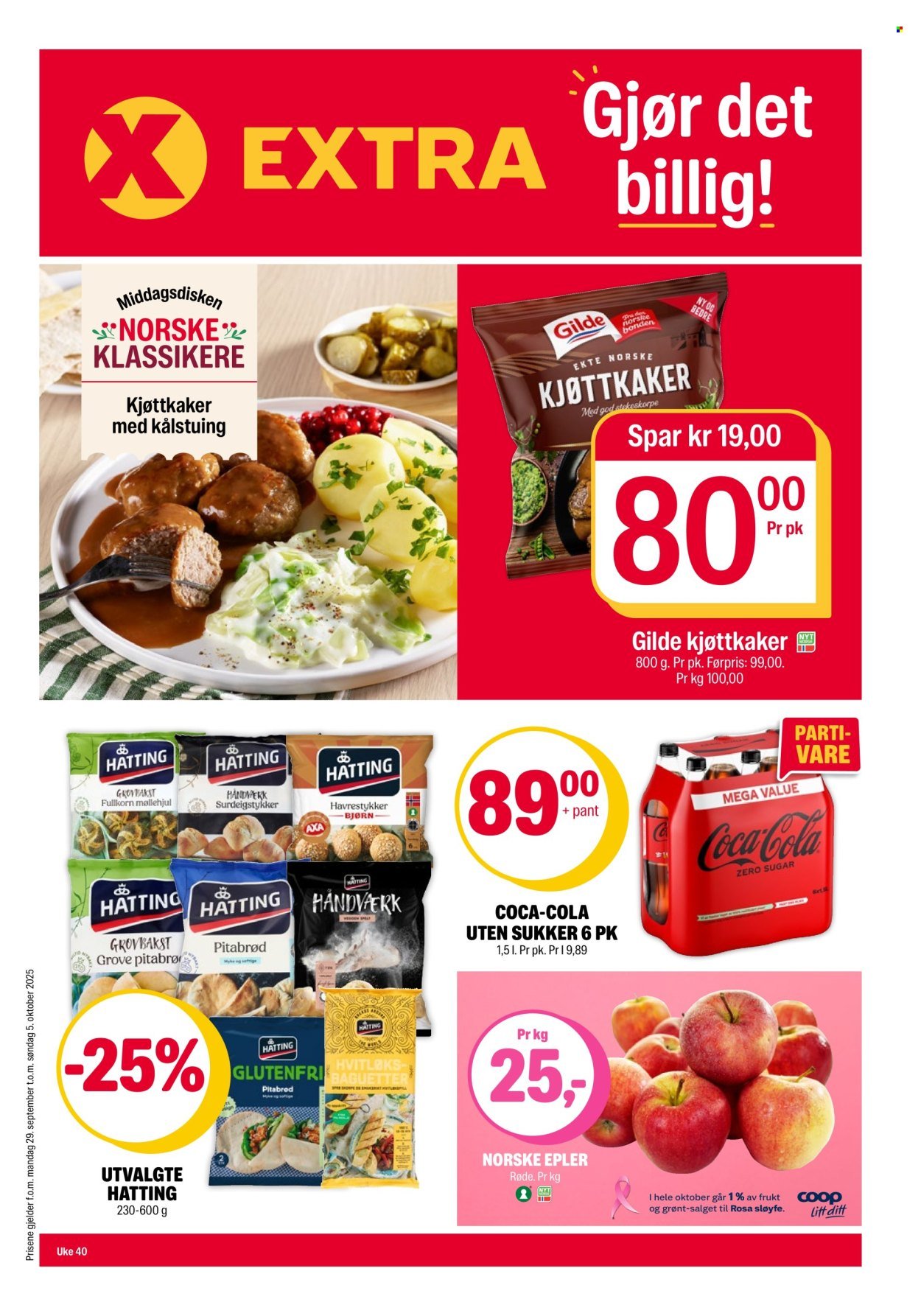 COOP EXTRA kundeavis - Uke 40 (2025-09-29 - 2025-10-05)