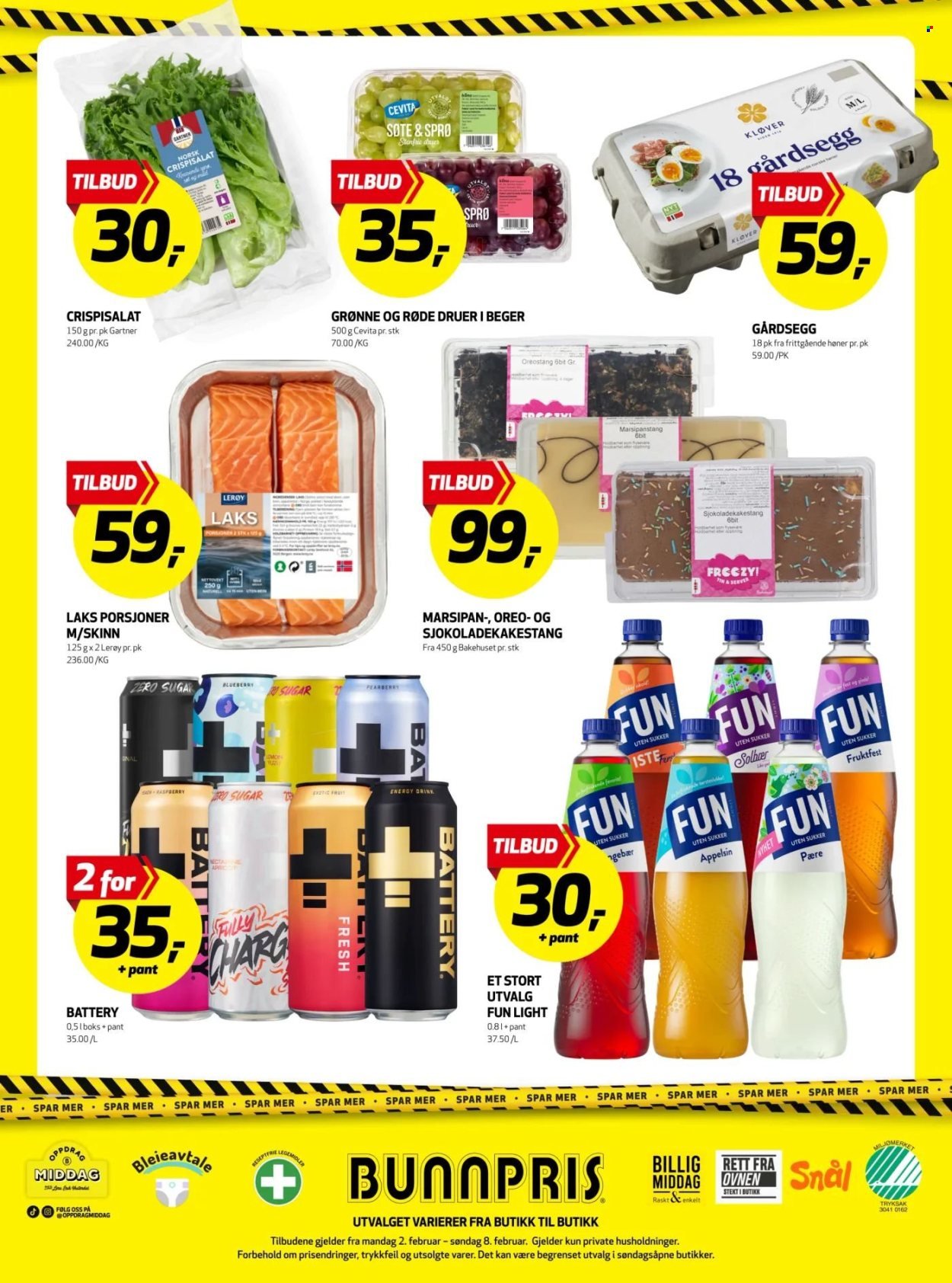 BUNNPRIS kundeavis - Uke 6 (2026-02-02 - 2026-02-08)