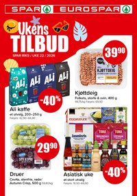 SPAR kundeavis - SPAR, EUROSPAR (2026-05-25 - 2026-05-31)