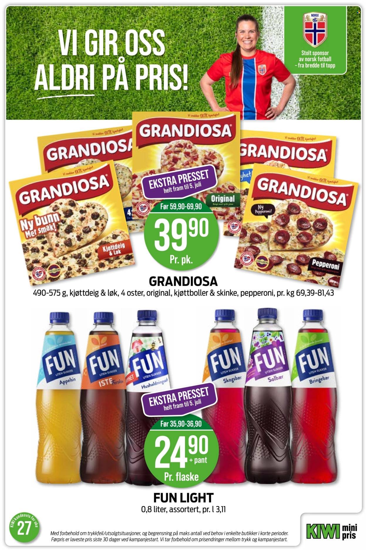 KIWI kundeavis - Fra mandag 29. juni 2026