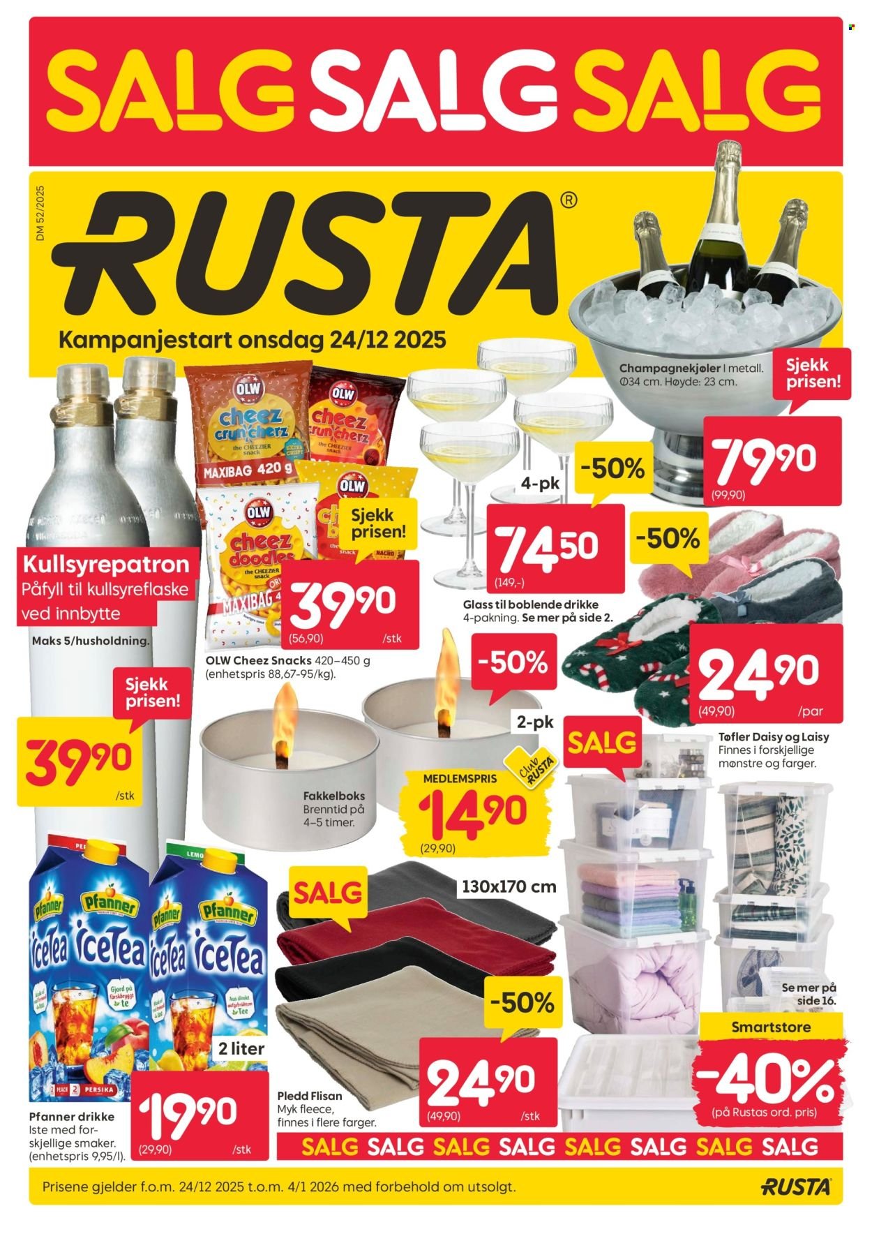 RUSTA kundeavis - Fra onsdag 24. desember 2025 (2025-12-24 - 2026-01-04)