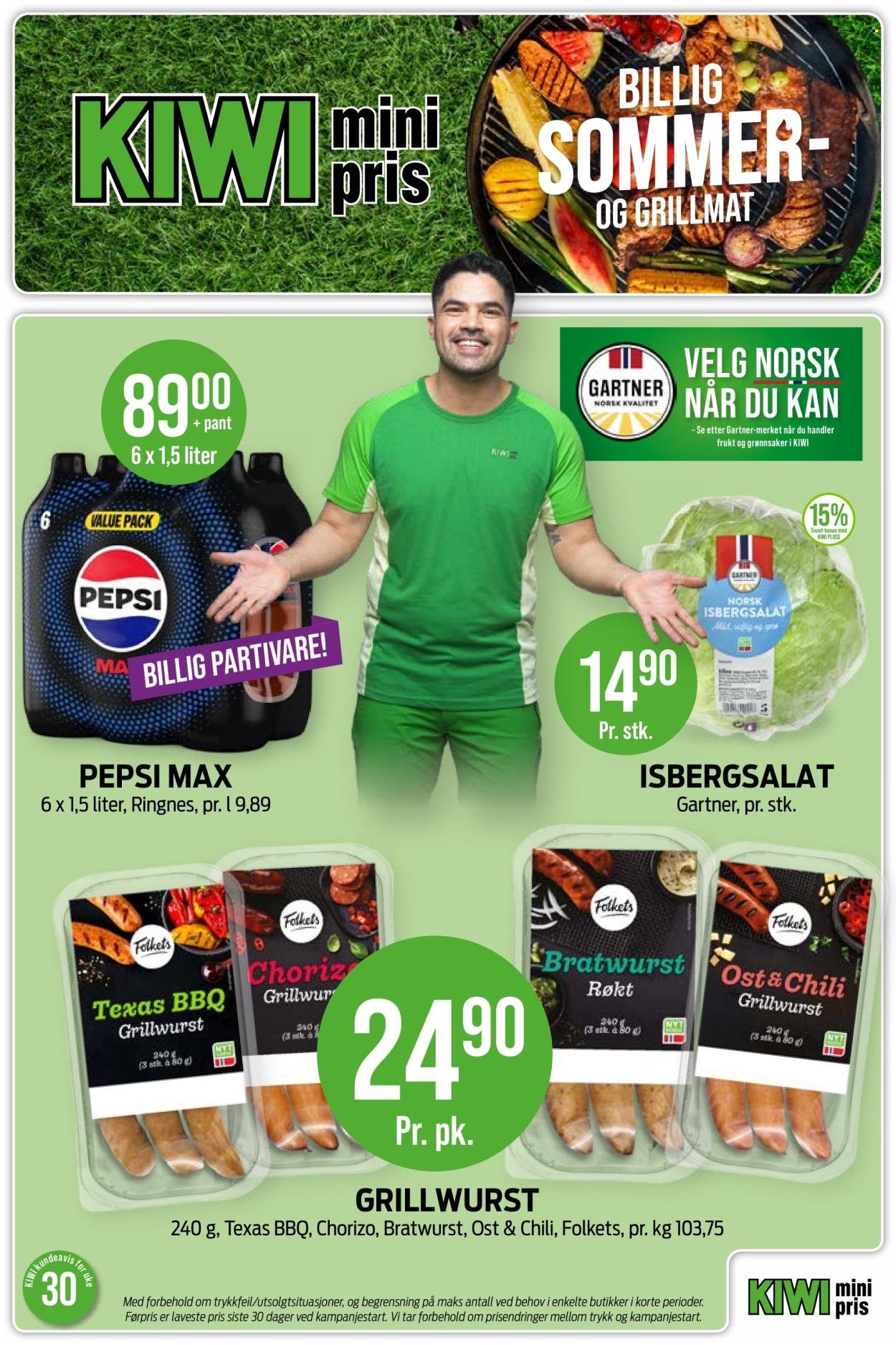 KIWI kundeavis - Fra mandag 20. juli 2026
