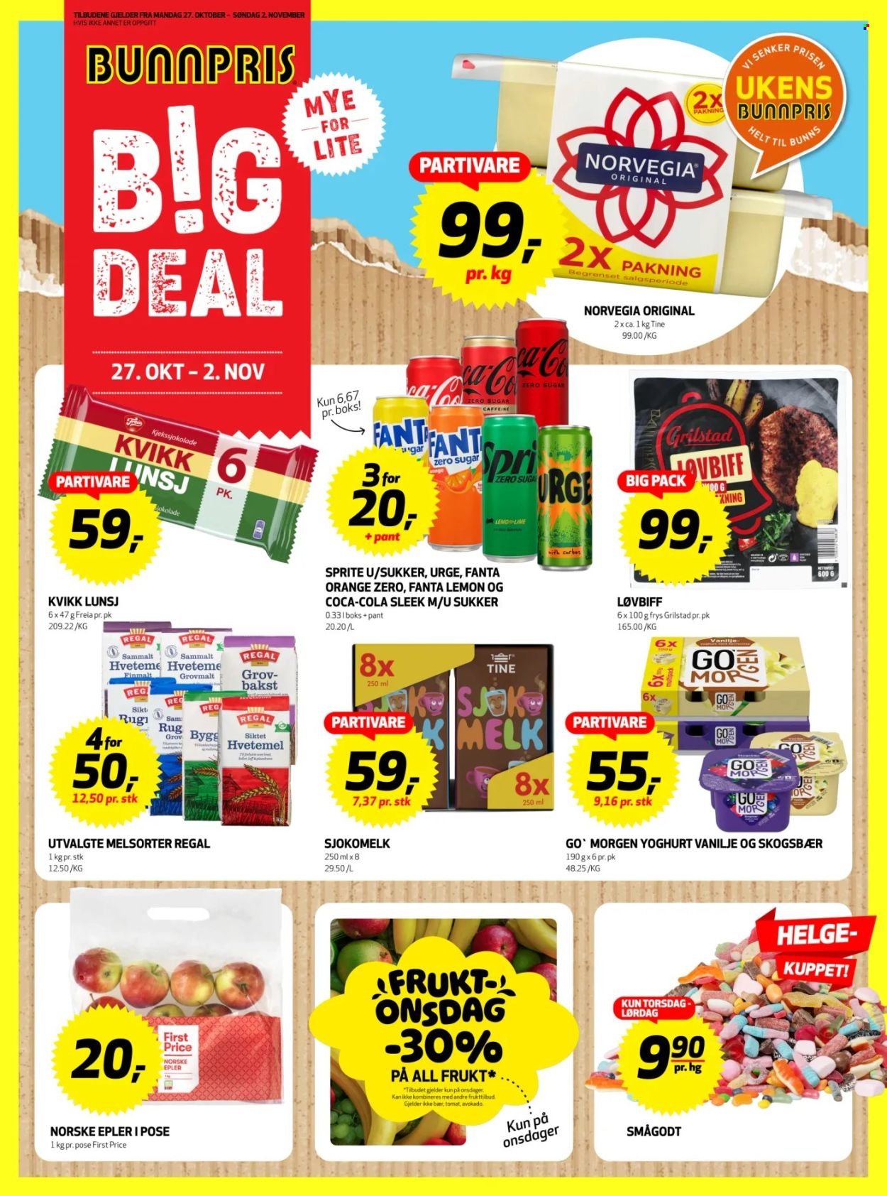 BUNNPRIS kundeavis - Uke 44 (2025-10-27 - 2025-11-02)