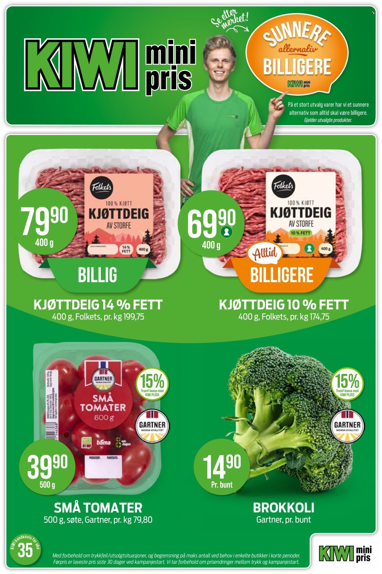 KIWI kundeavis - Fra mandag 24. august 2026