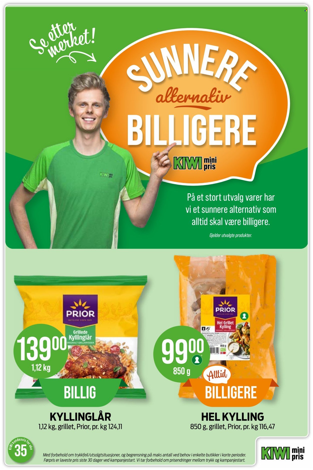 KIWI kundeavis - Fra mandag 24. august 2026