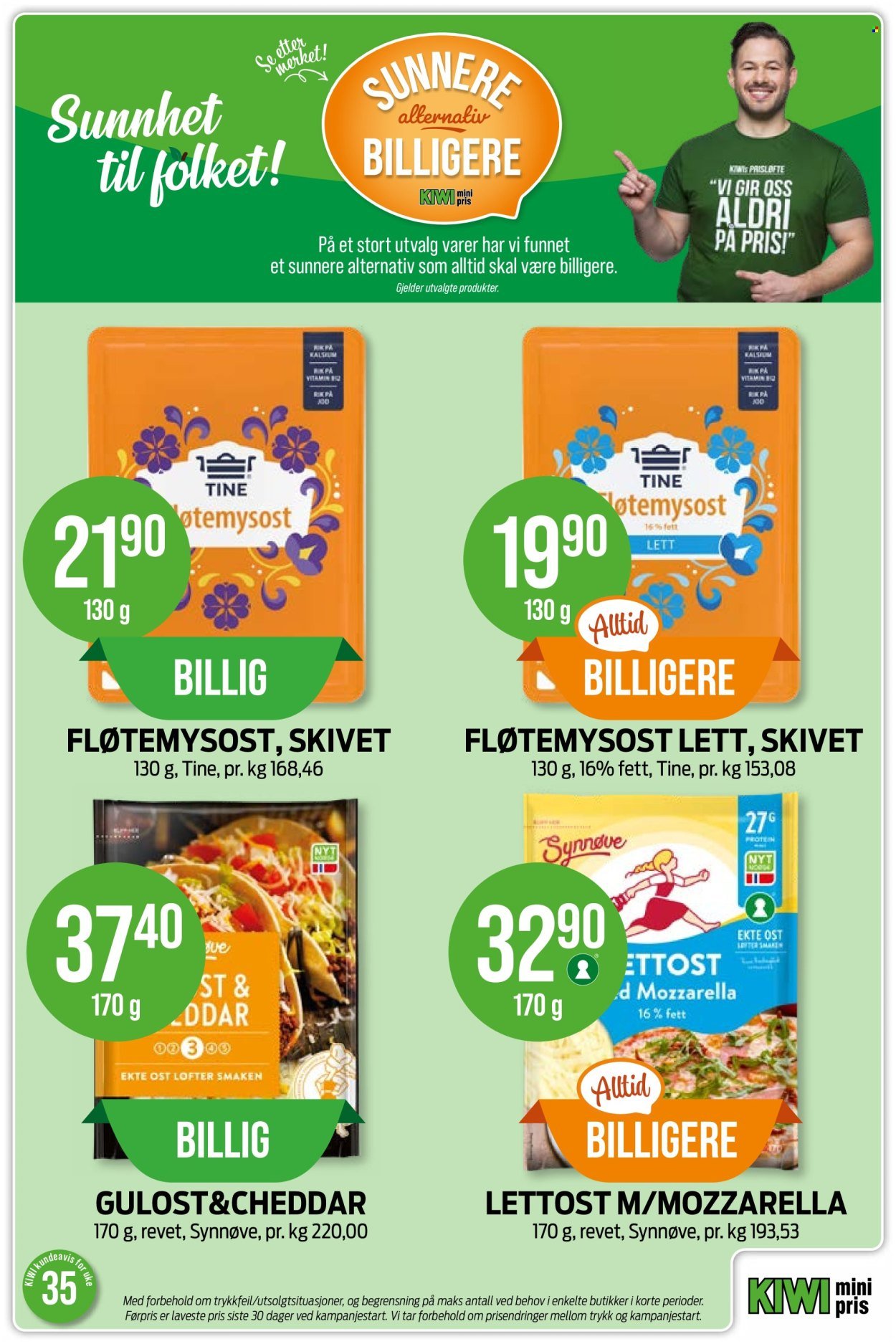 KIWI kundeavis - Fra mandag 24. august 2026