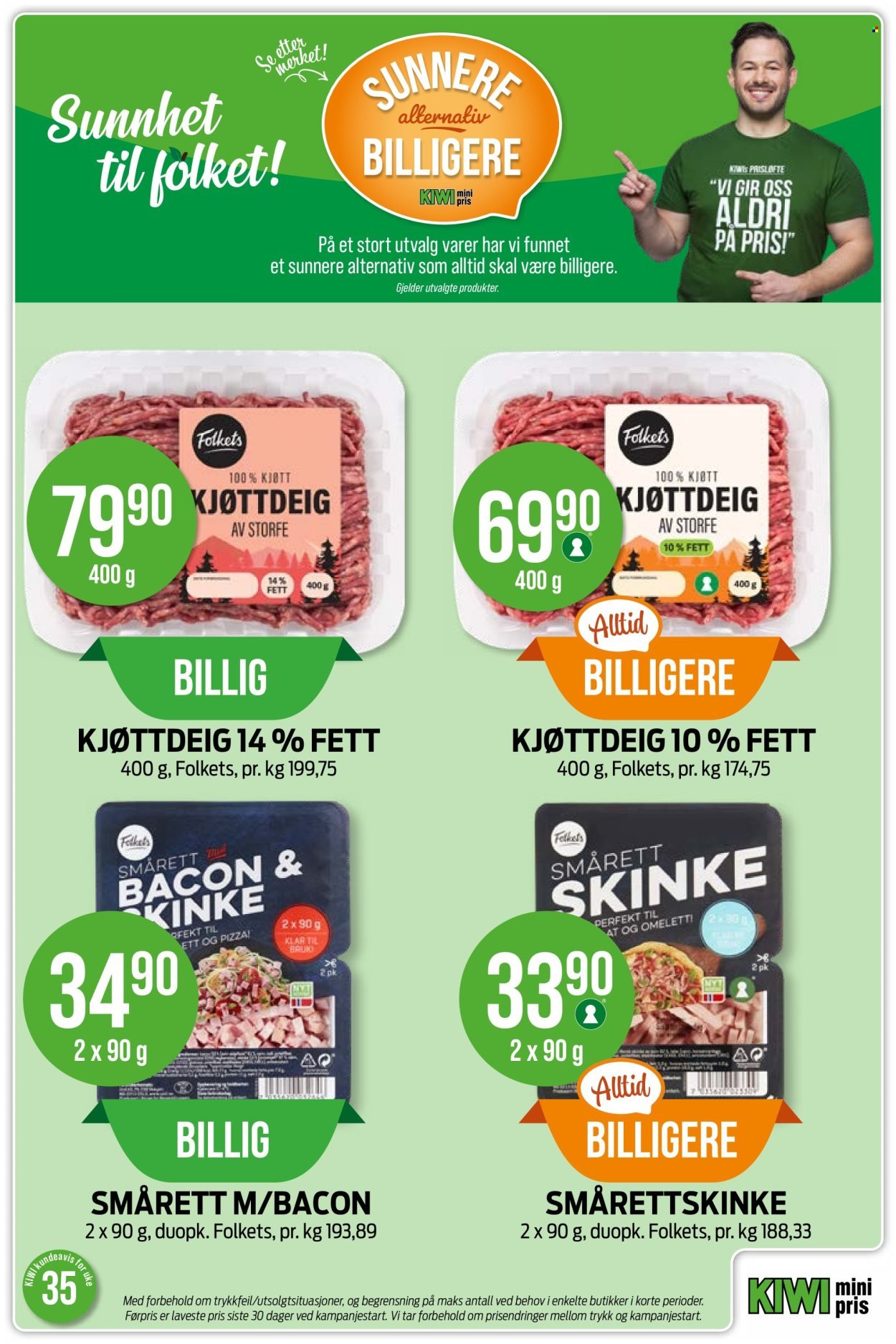 KIWI kundeavis - Fra mandag 24. august 2026