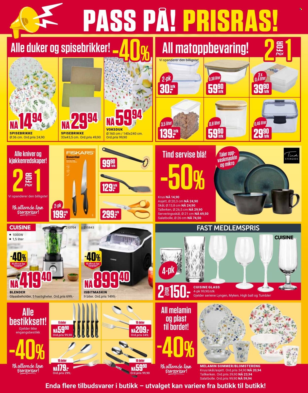 EUROPRIS kundeavis - Fra mandag 6. juli 2026