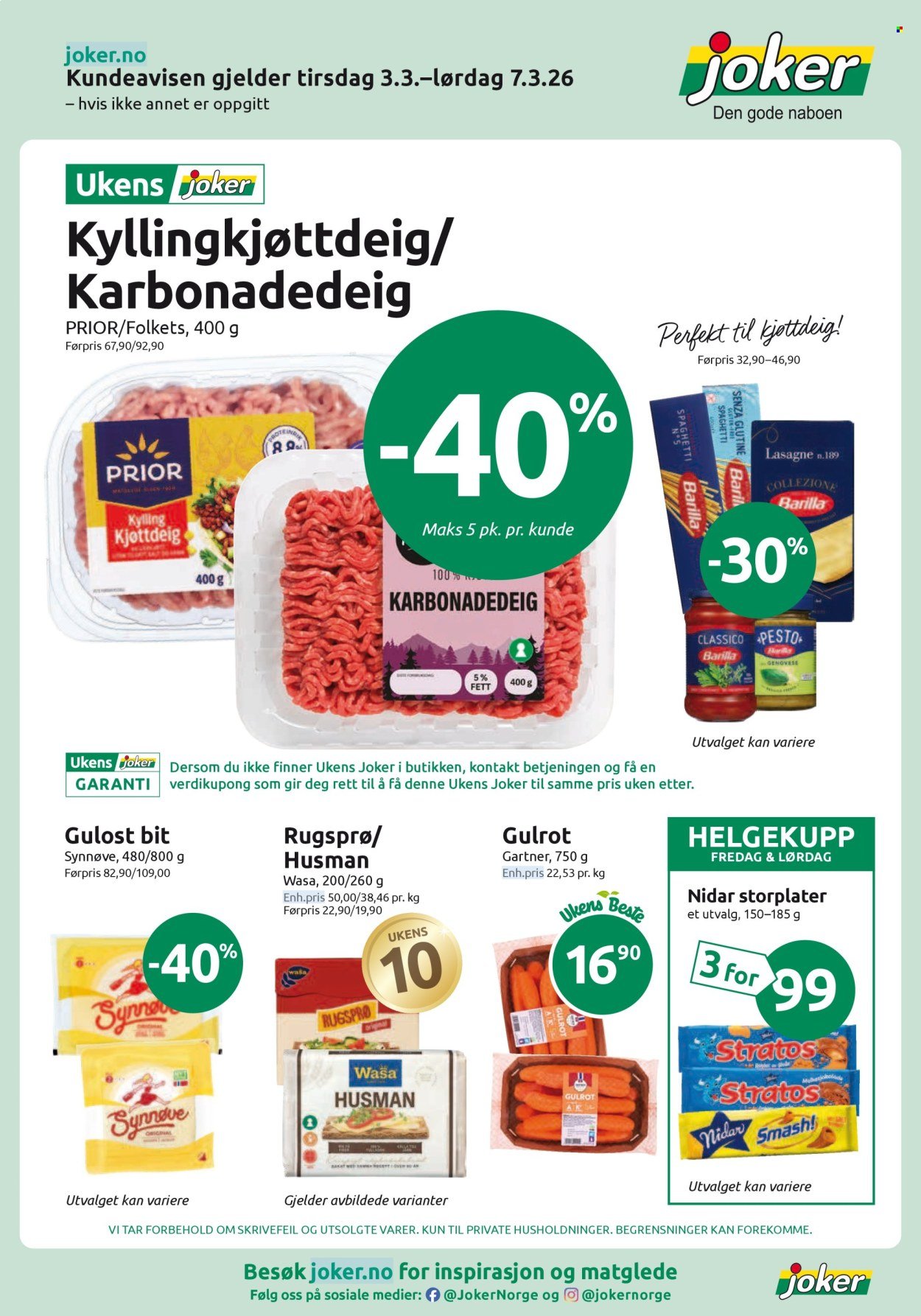 JOKER kundeavis - Fra tirsdag 3. mars 2026 (2026-03-03 - 2026-03-07)