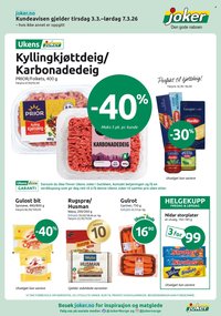 JOKER kundeavis - Fra tirsdag 3. mars 2026 (2026-03-03 - 2026-03-07)
