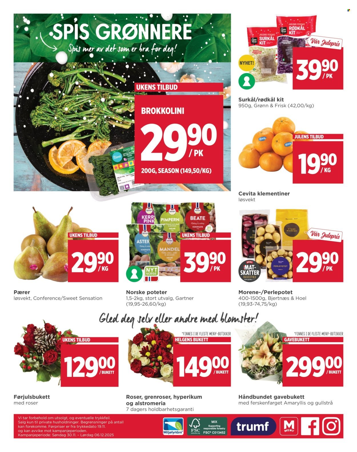 MENY kundeavis - Fra søndag 30. november 2025 (2025-11-30 - 2025-12-06)