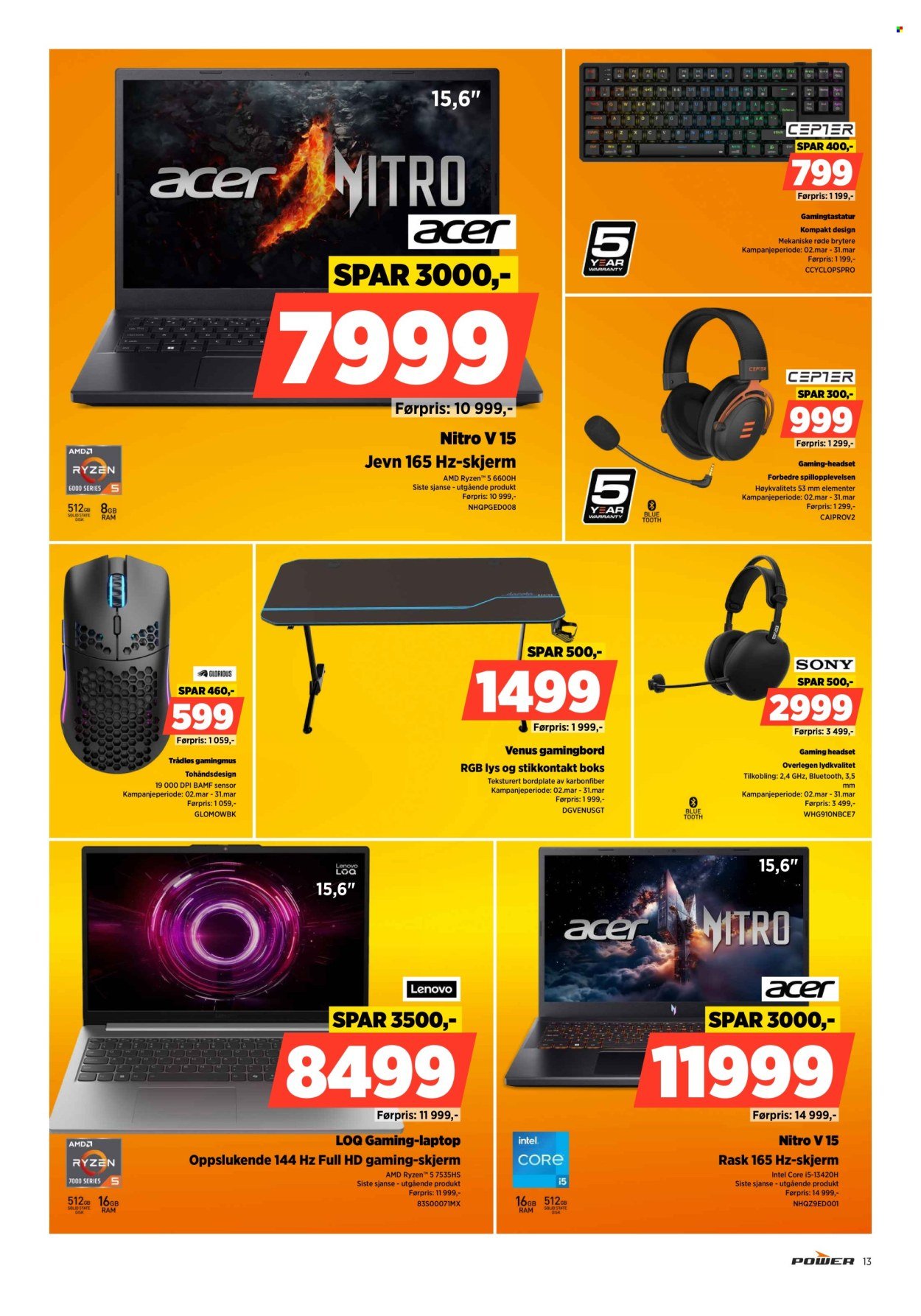 POWER kundeavis - Fra mandag 2. mars 2026 (2026-03-02 - 2026-03-08)