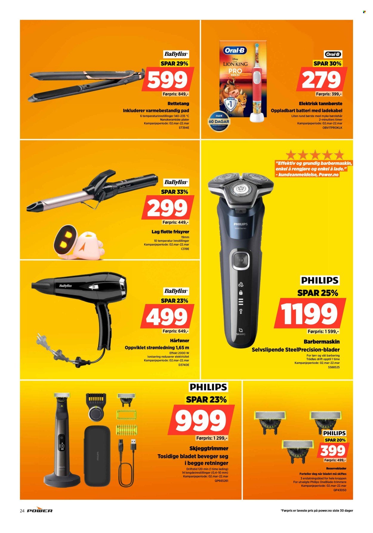 POWER kundeavis - Fra mandag 2. mars 2026 (2026-03-02 - 2026-03-08)