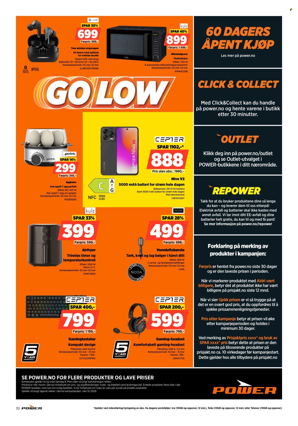 POWER kundeavis - Fra mandag 2. mars 2026 (2026-03-02 - 2026-03-08)