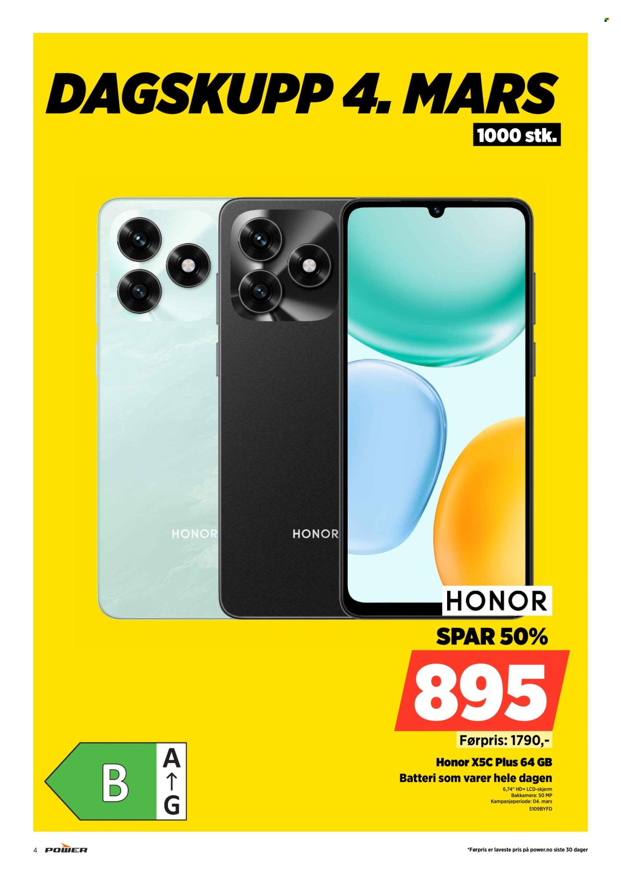 POWER kundeavis - Fra mandag 2. mars 2026 (2026-03-02 - 2026-03-08)