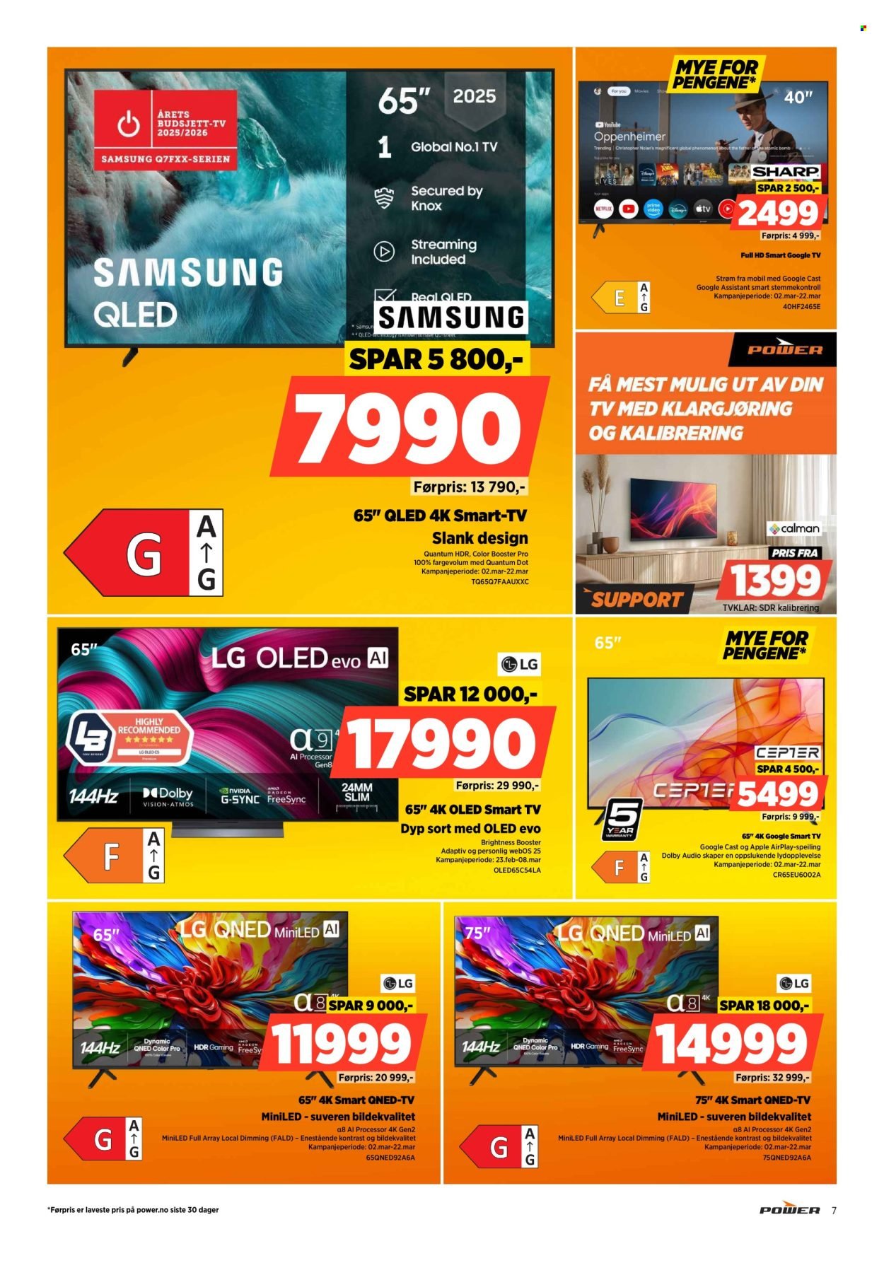 POWER kundeavis - Fra mandag 2. mars 2026 (2026-03-02 - 2026-03-08)