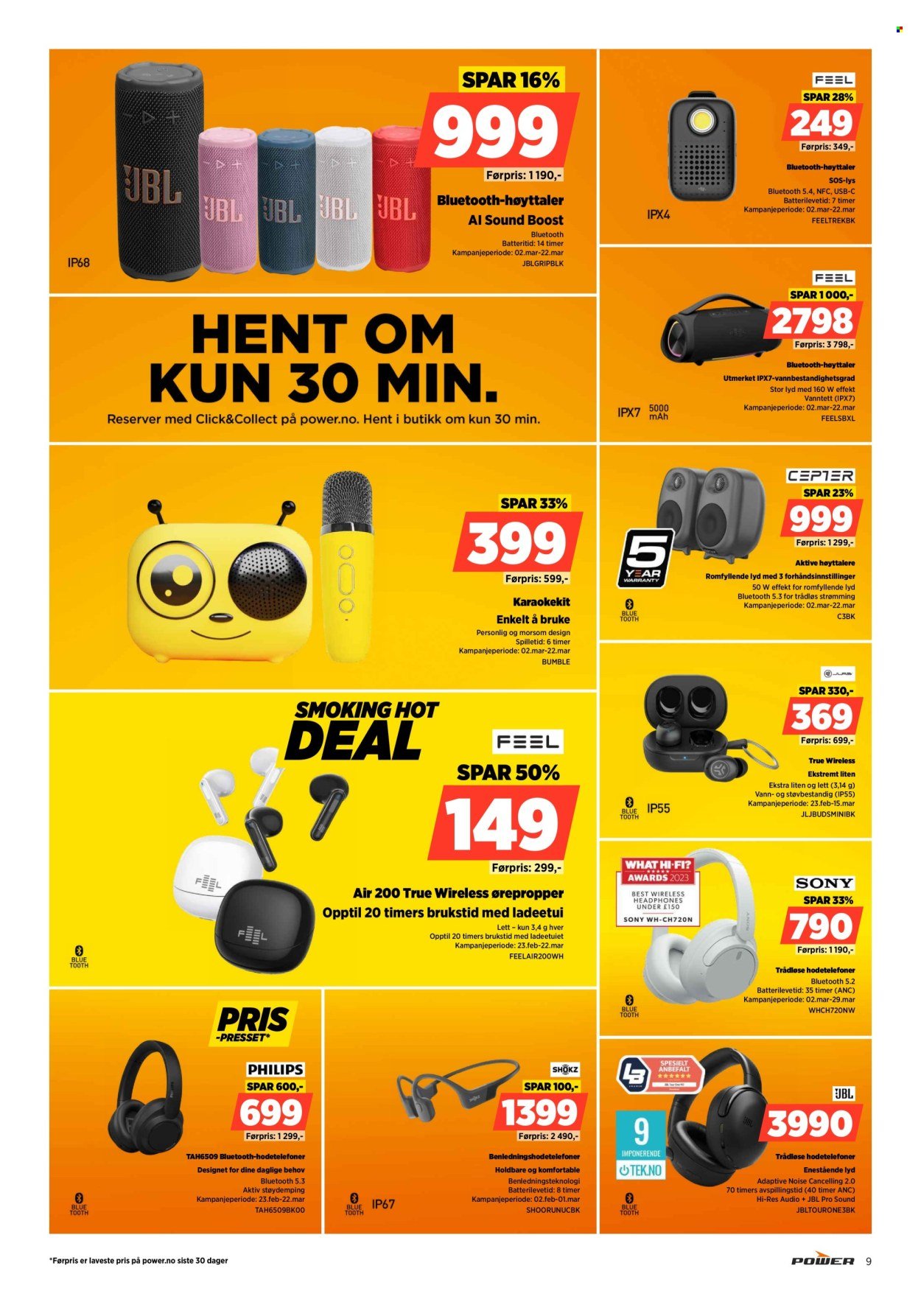 POWER kundeavis - Fra mandag 2. mars 2026 (2026-03-02 - 2026-03-08)