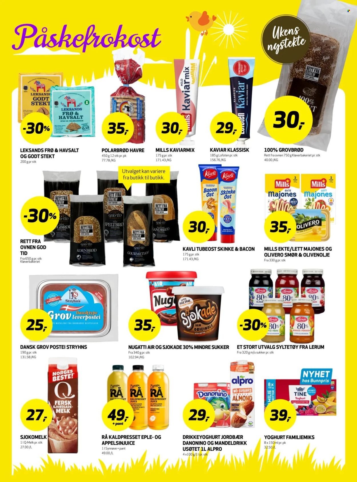 BUNNPRIS kundeavis - Uke 14 (2026-03-30 - 2026-04-05)