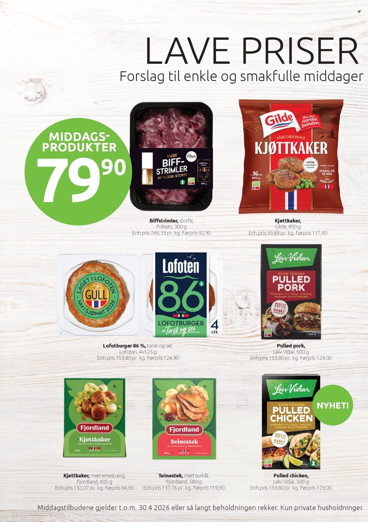 JOKER kundeavis - Godt til middag april (2026-04-01 - 2026-04-30)