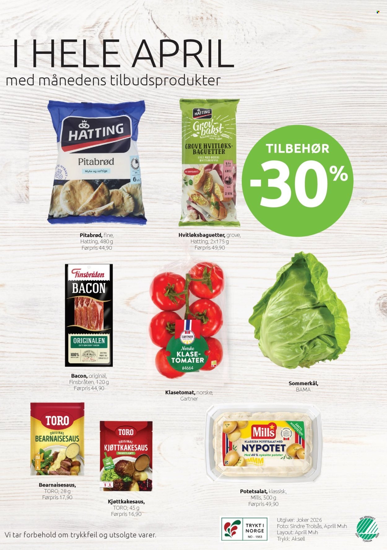 JOKER kundeavis - Godt til middag april (2026-04-01 - 2026-04-30)