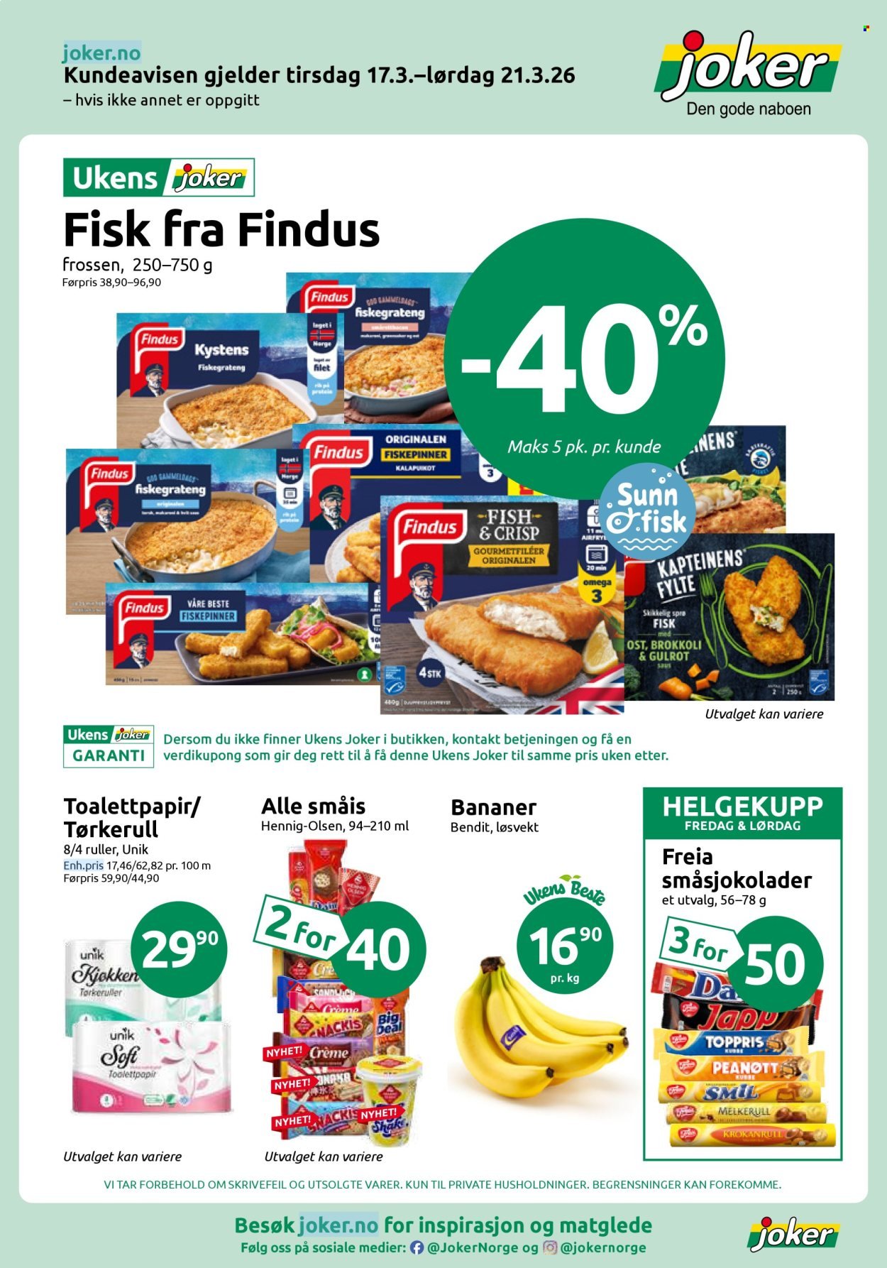 JOKER kundeavis - Fra tirsdag 17. mars 2026 (2026-03-17 - 2026-03-21)