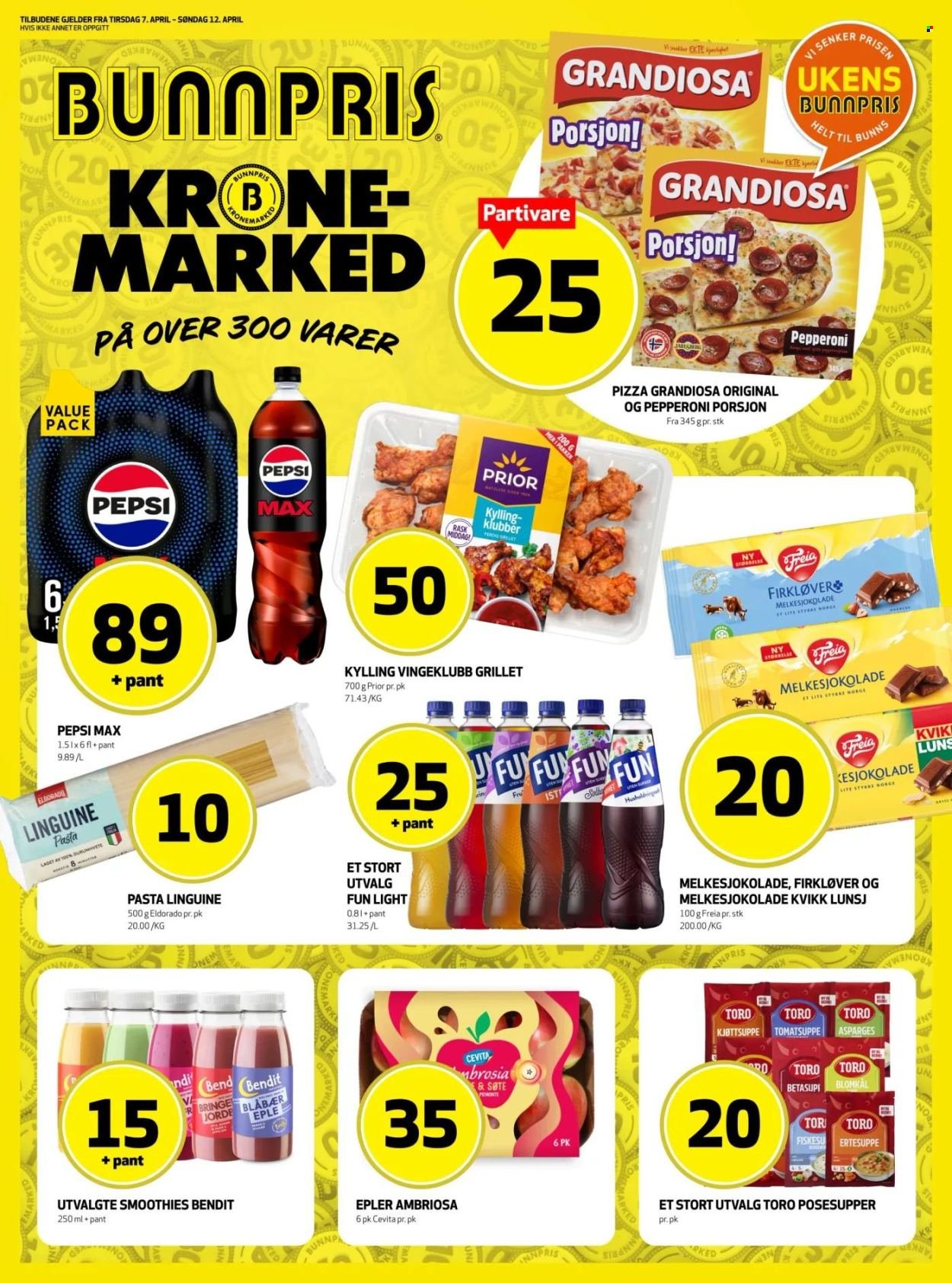 BUNNPRIS kundeavis - Uke 15 (2026-04-07 - 2026-04-12)