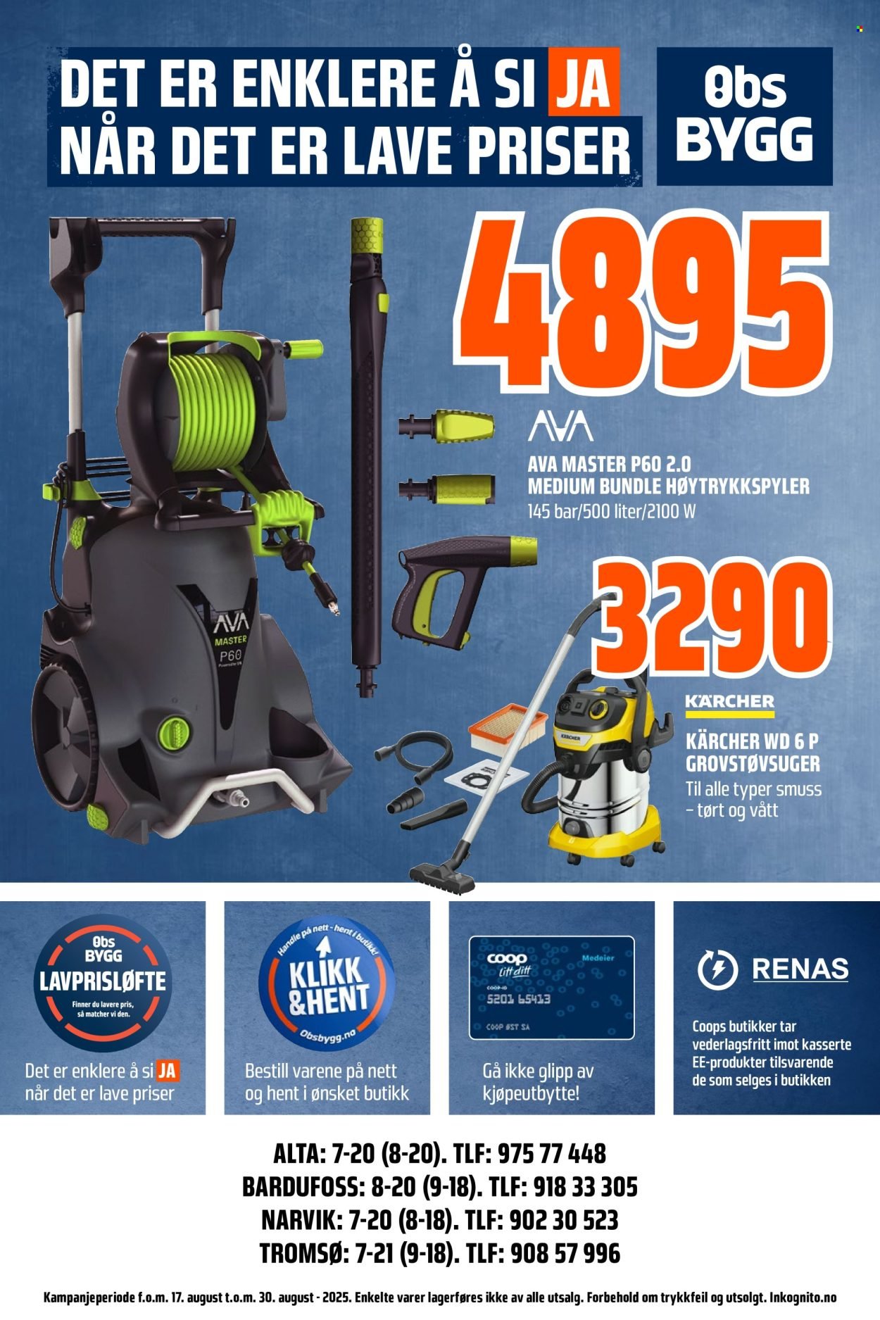 COOP OBS BYGG kundeavis - Uke 34-35 (2025-08-17 - 2025-08-30)