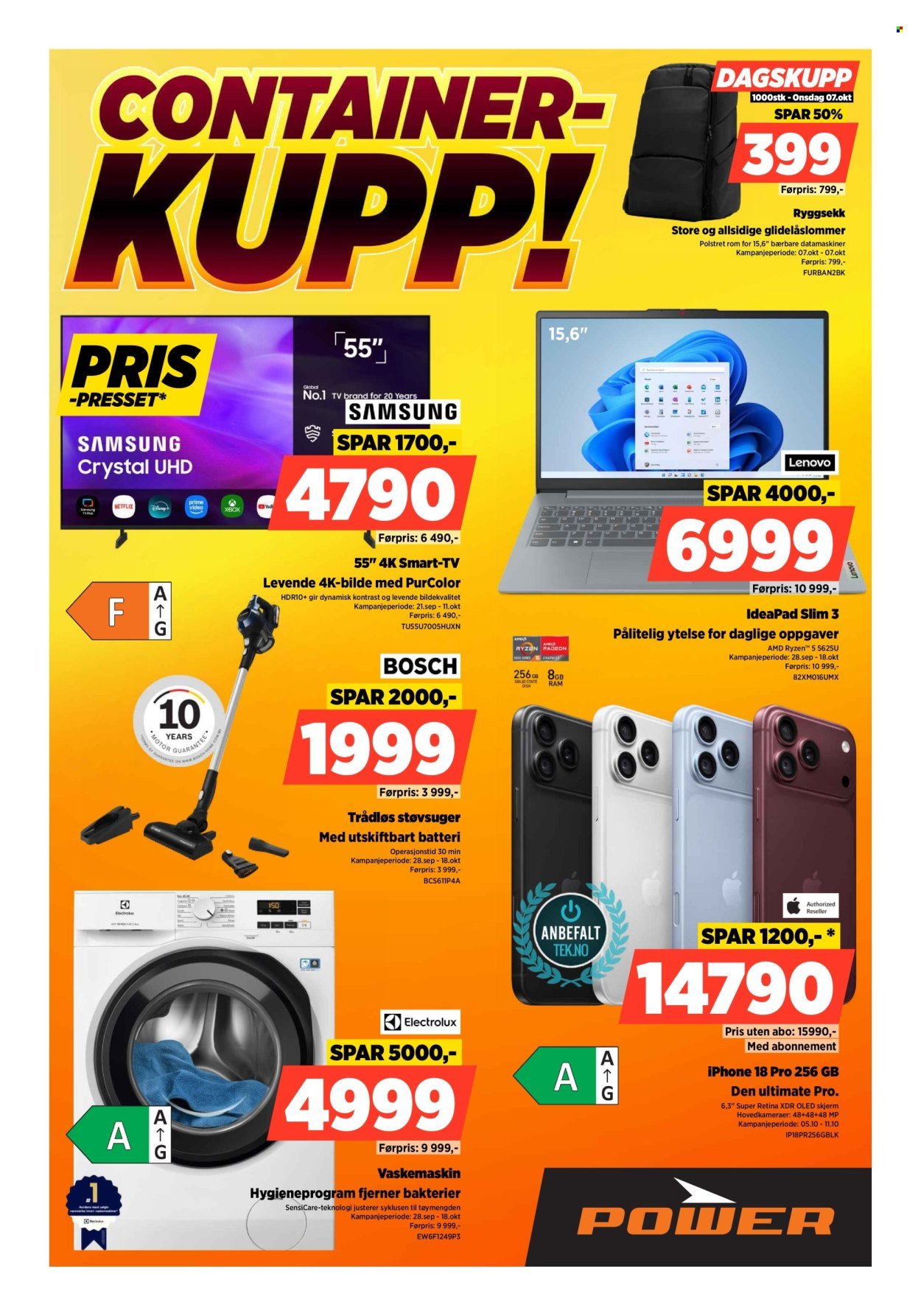 POWER kundeavis - Fra mandag 5. oktober 2026