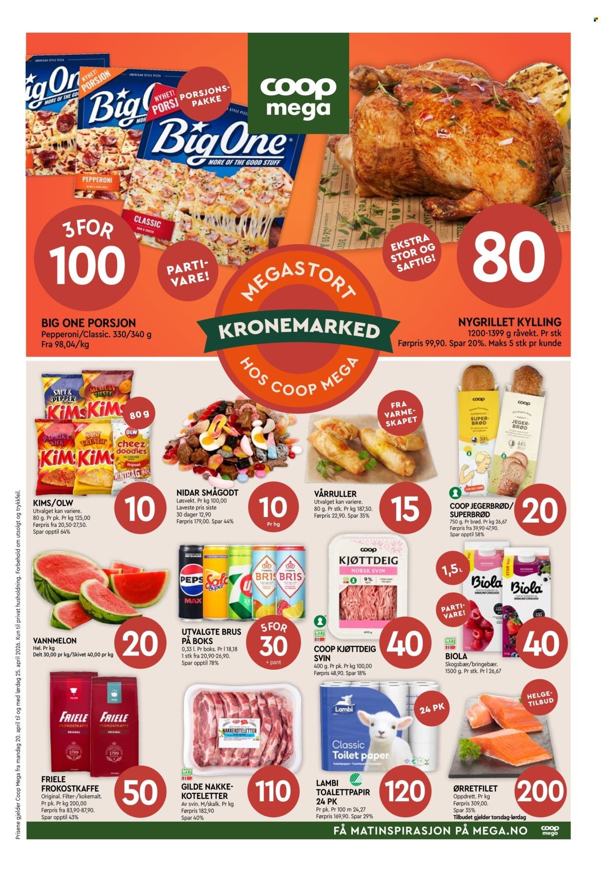 COOP MEGA kundeavis - Uke 17 (2026-04-20 - 2026-04-25)