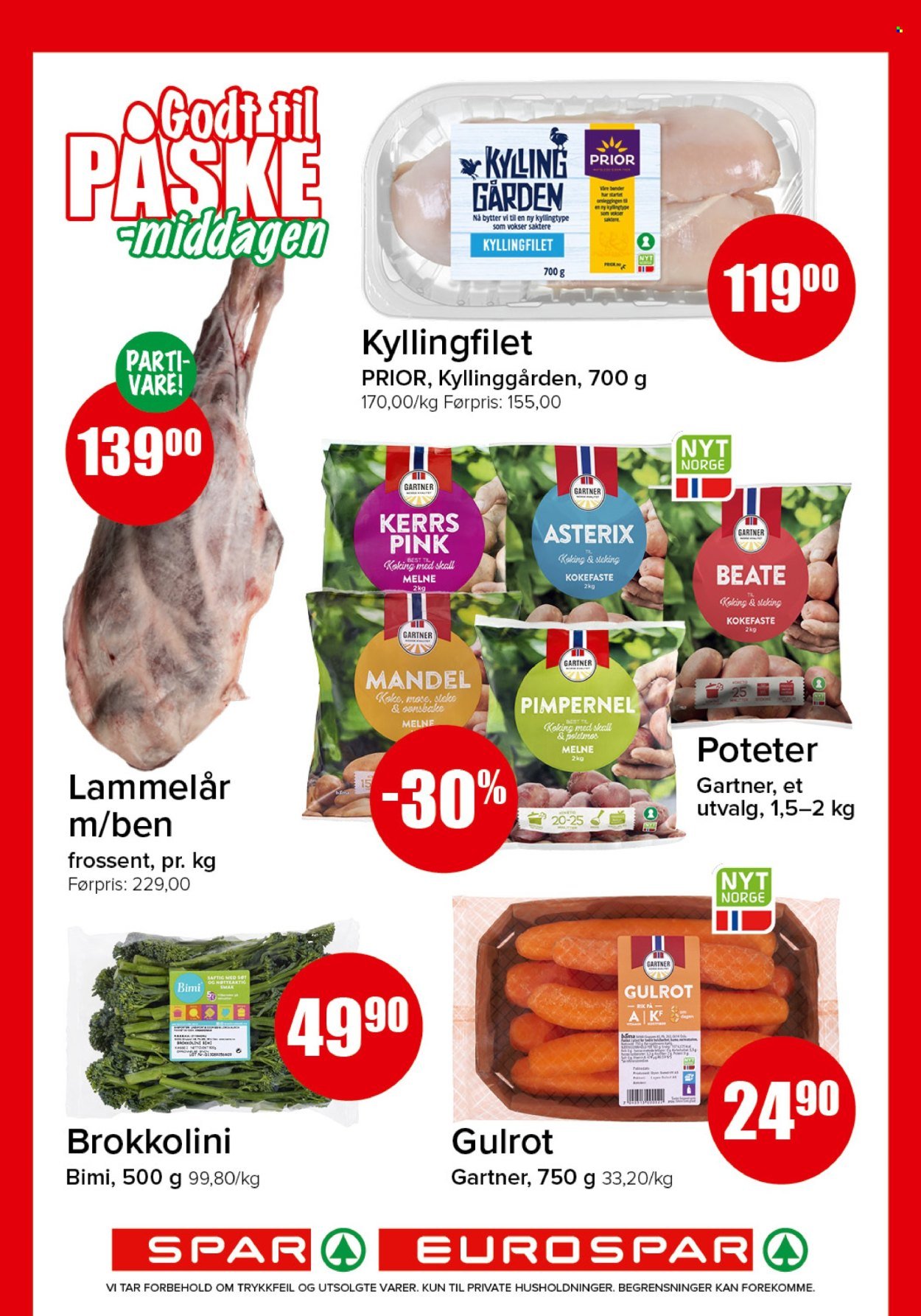 SPAR kundeavis - SPAR, EUROSPAR (2026-03-30 - 2026-04-05)