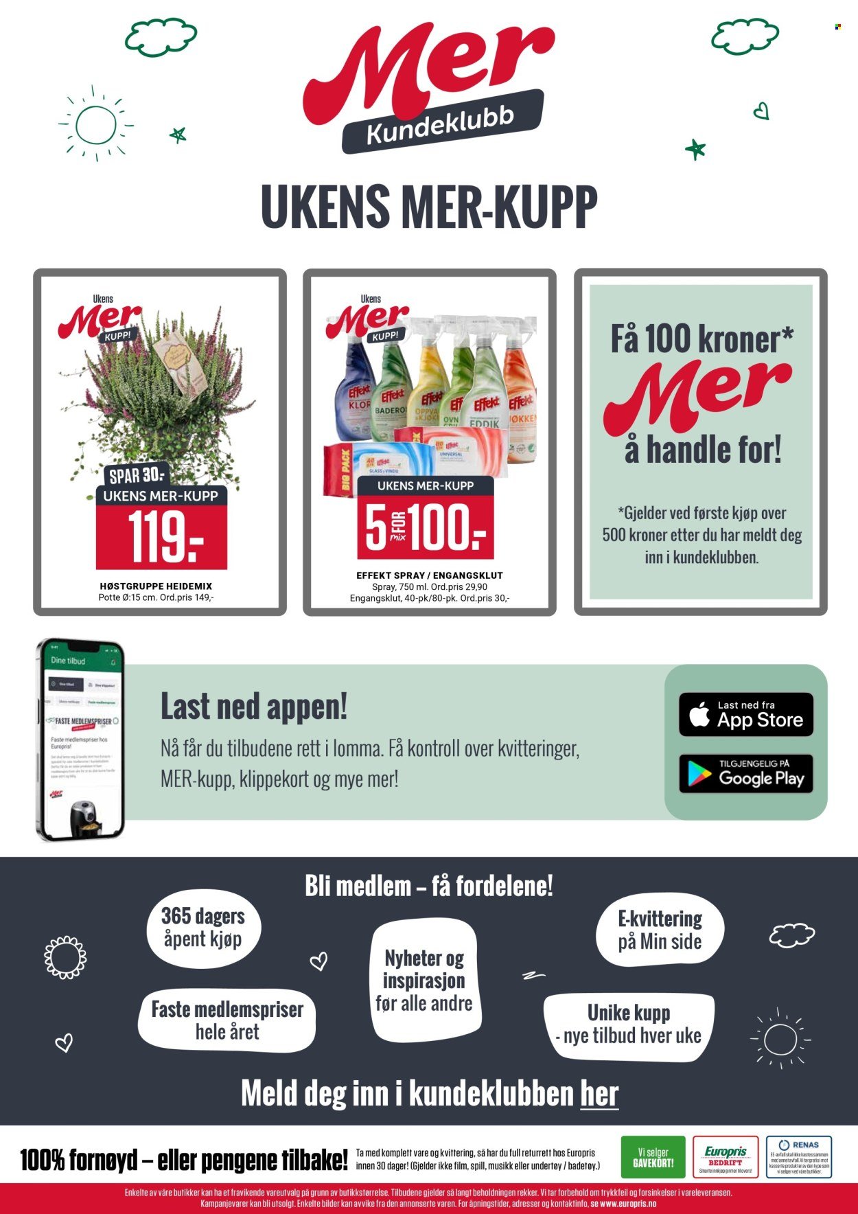 EUROPRIS kundeavis - Fra mandag 7. september 2026