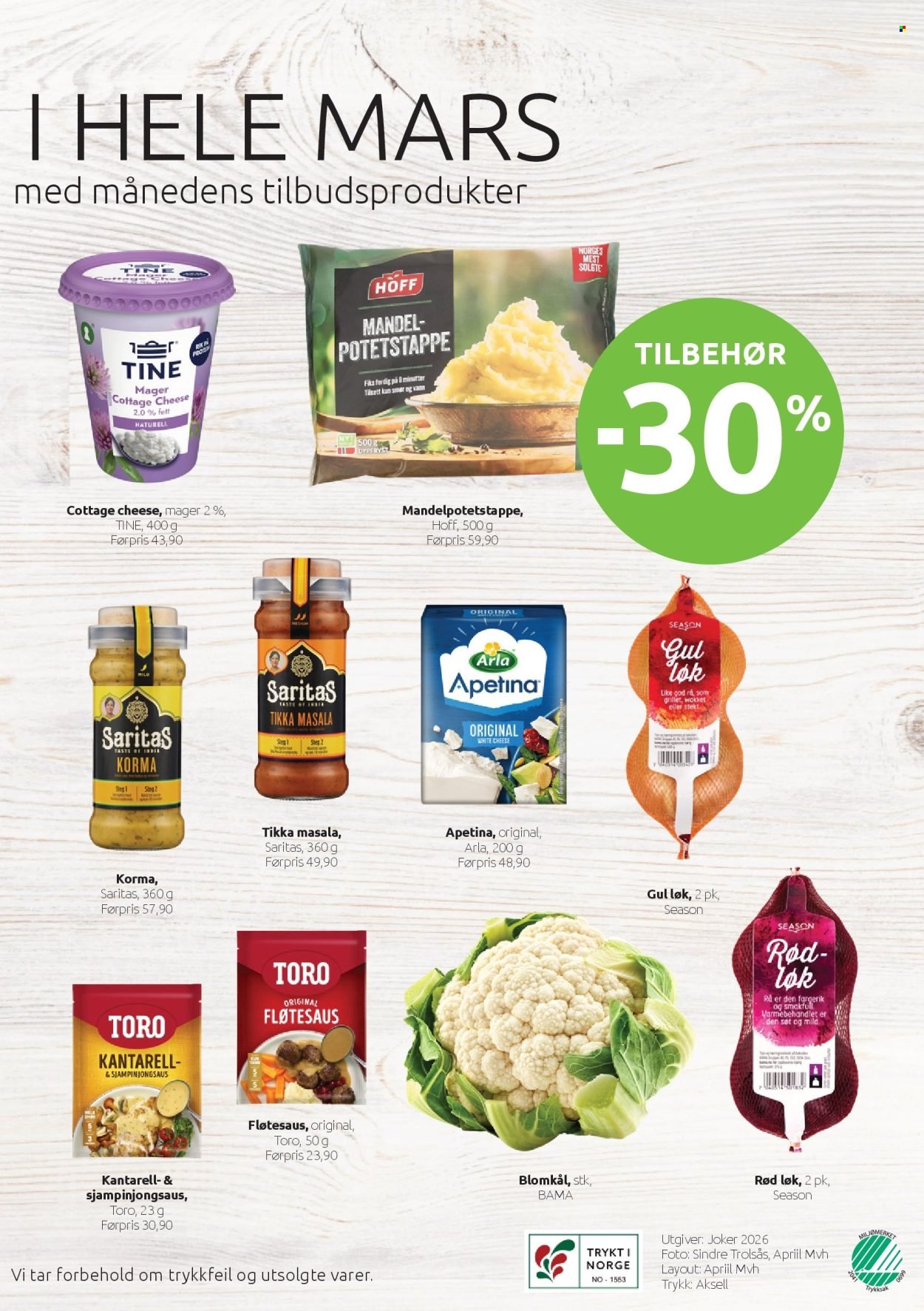 JOKER kundeavis - Godt til middag mars (2026-03-01 - 2026-03-31)