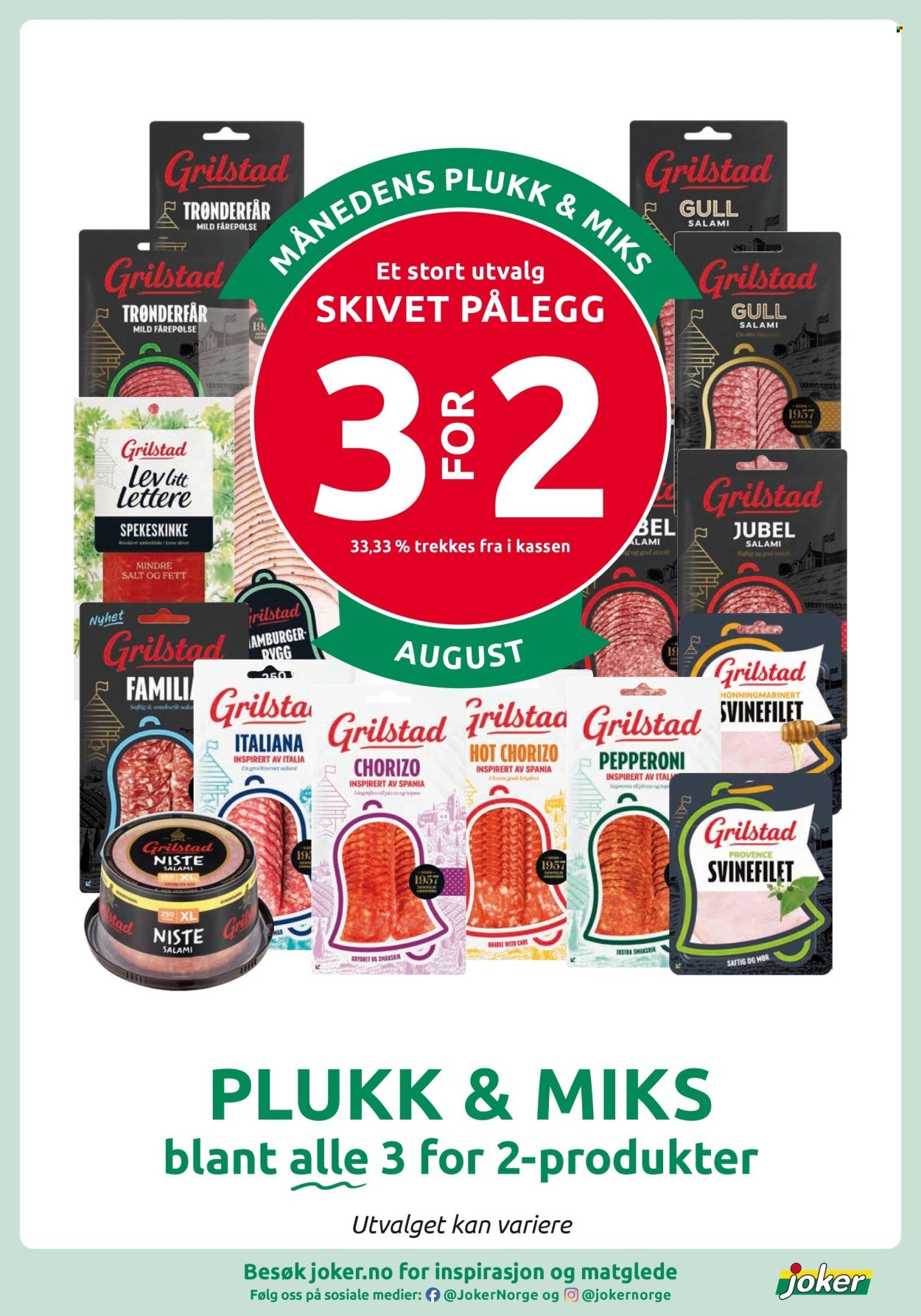 JOKER kundeavis - Fra tirsdag 26. august 2025 (2025-08-26 - 2025-08-30)