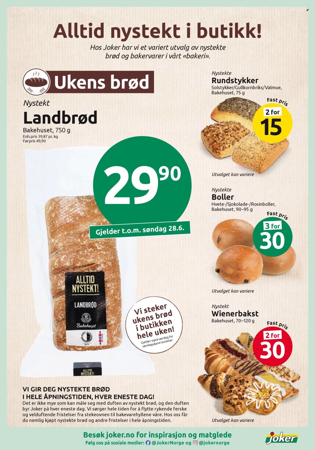JOKER kundeavis - Fra søndag 21. juni 2026