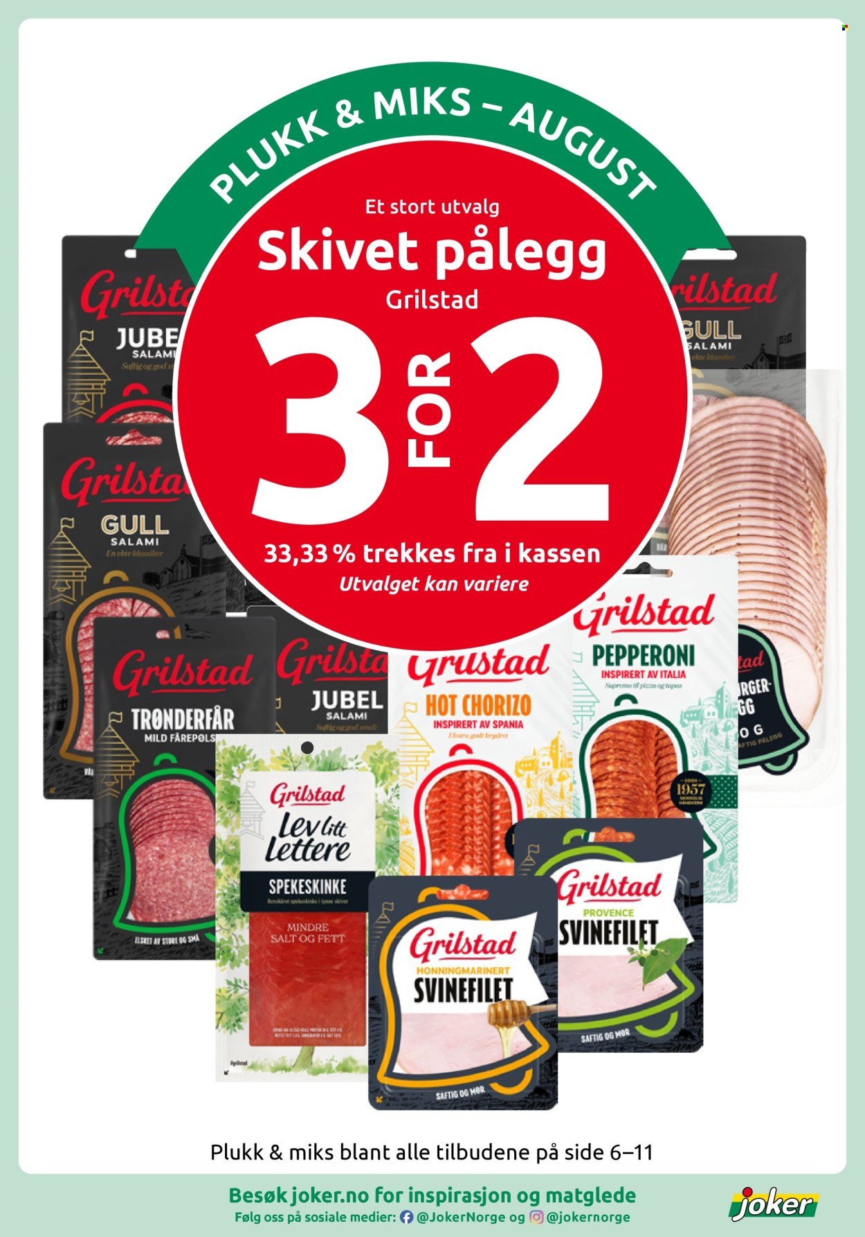 JOKER kundeavis - Fra søndag 2. august 2026