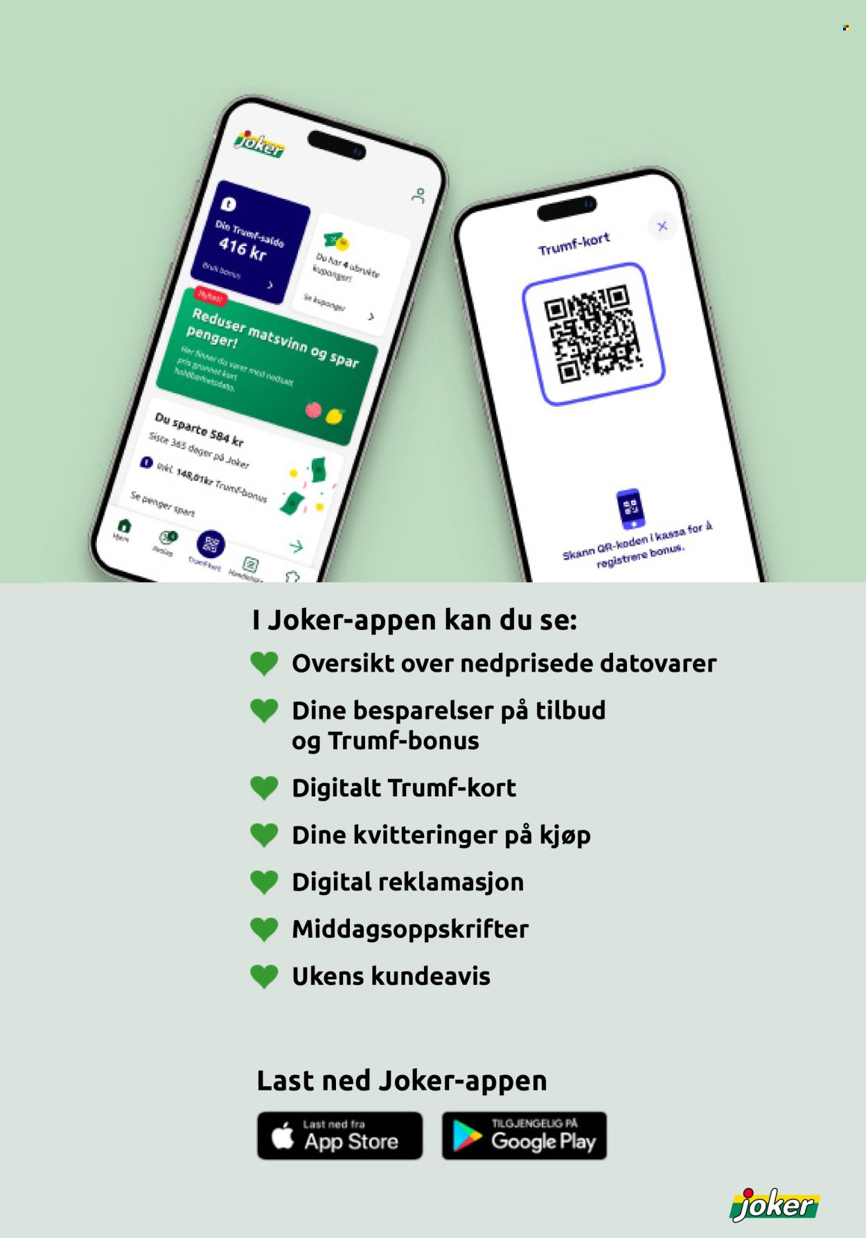 JOKER kundeavis - Fra søndag 2. august 2026