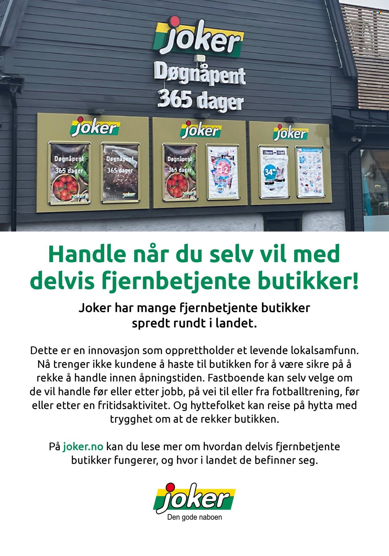 JOKER kundeavis - Fra søndag 2. august 2026