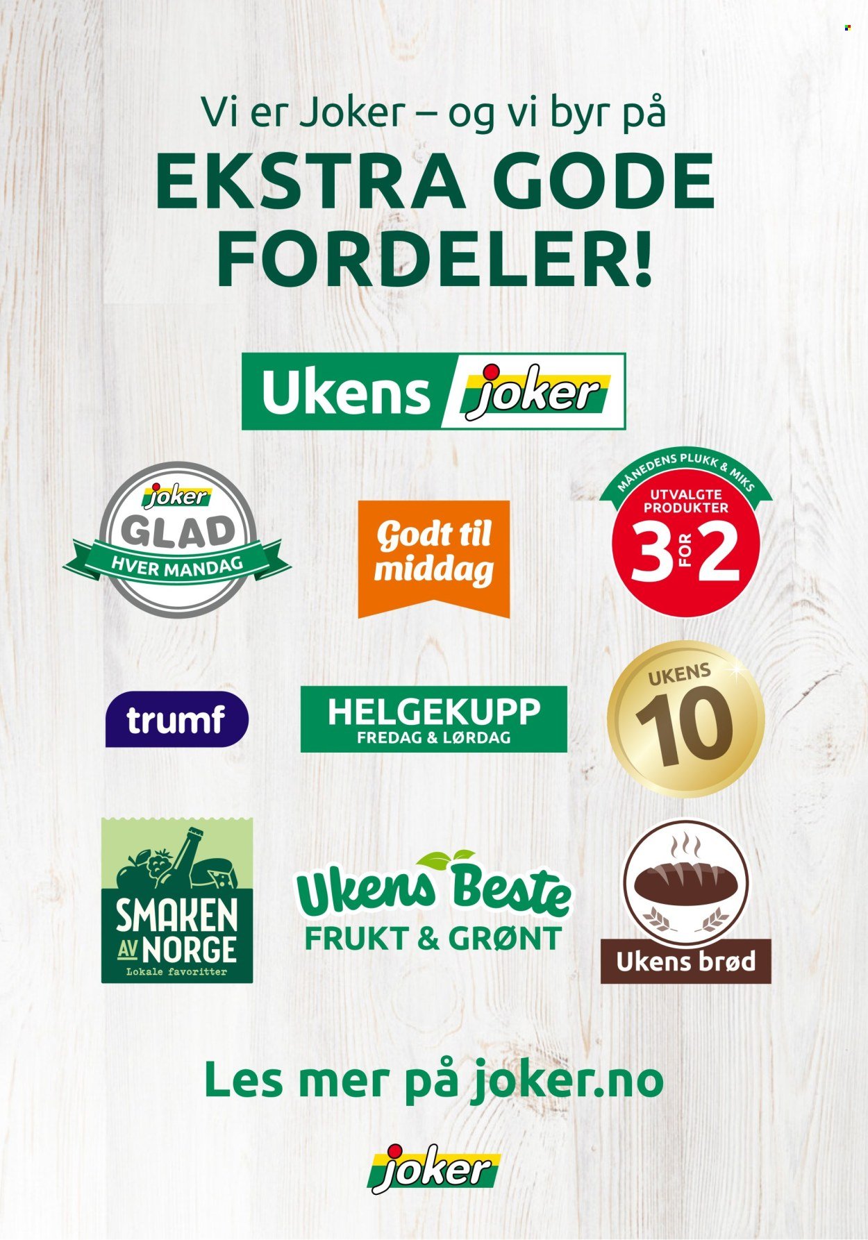 JOKER kundeavis - Fra søndag 2. august 2026