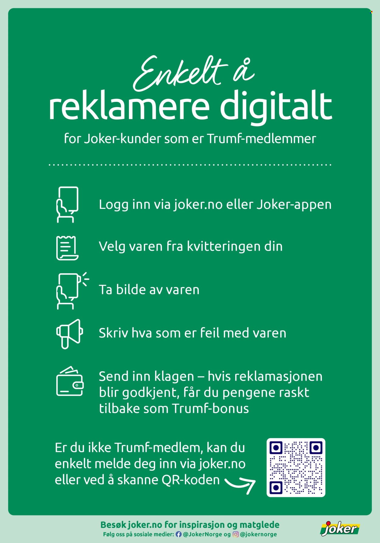 JOKER kundeavis - Fra søndag 2. august 2026